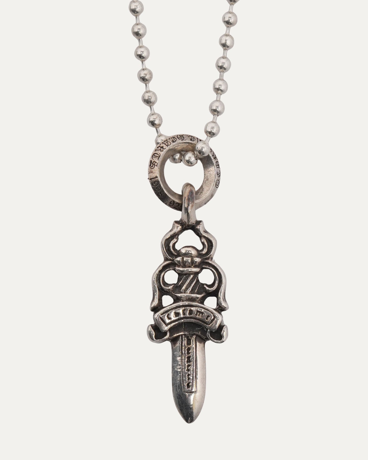 Dagger Pendant on Ball Chain