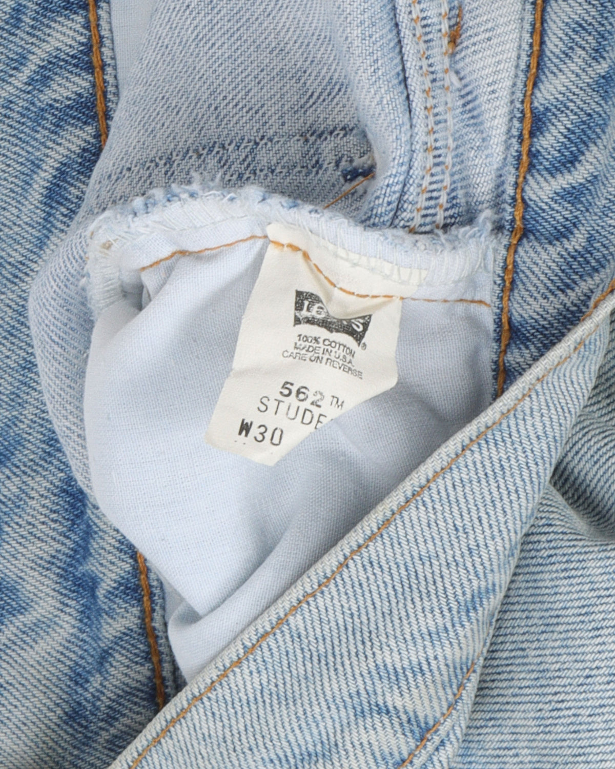 Levi Orange Tab Jean Shorts