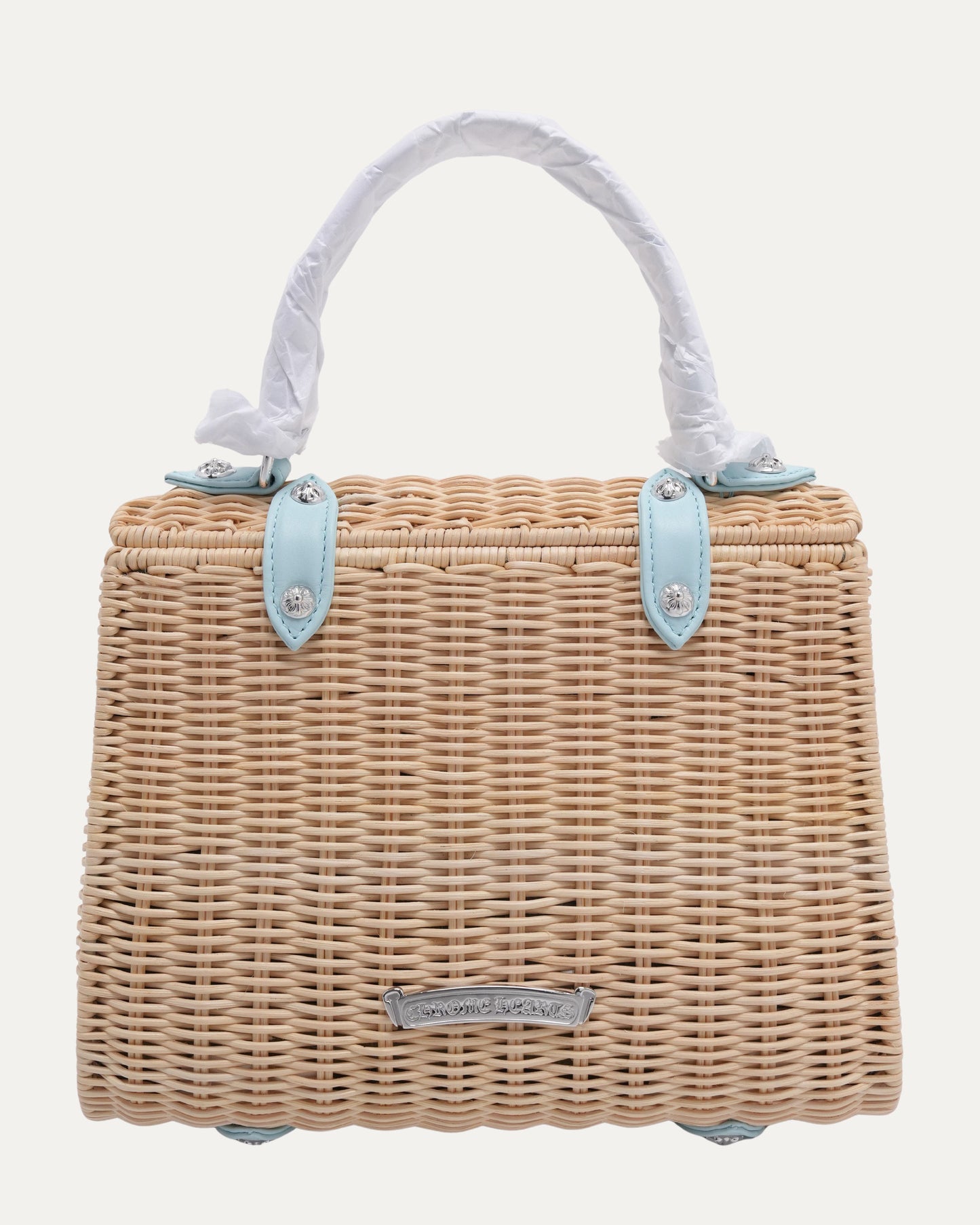 Woven Raffia Dolly Bag