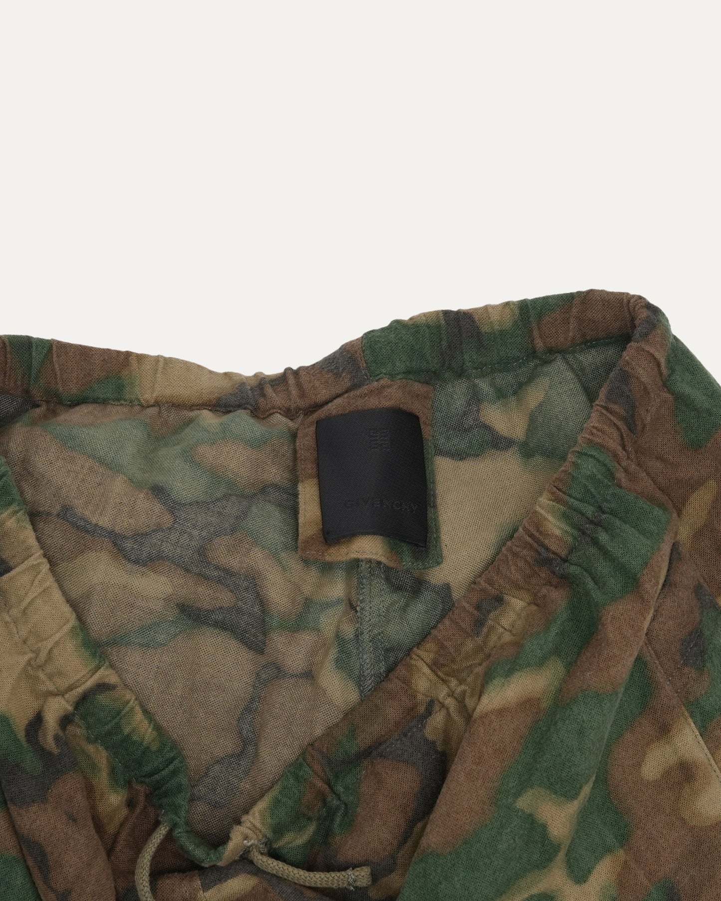 Camouflage Drawstring Cargo Pants
