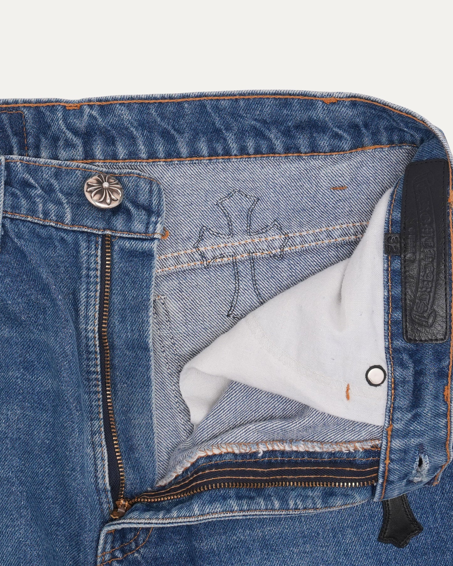 Levi's 517 Orange Tab Cross Patch Jeans