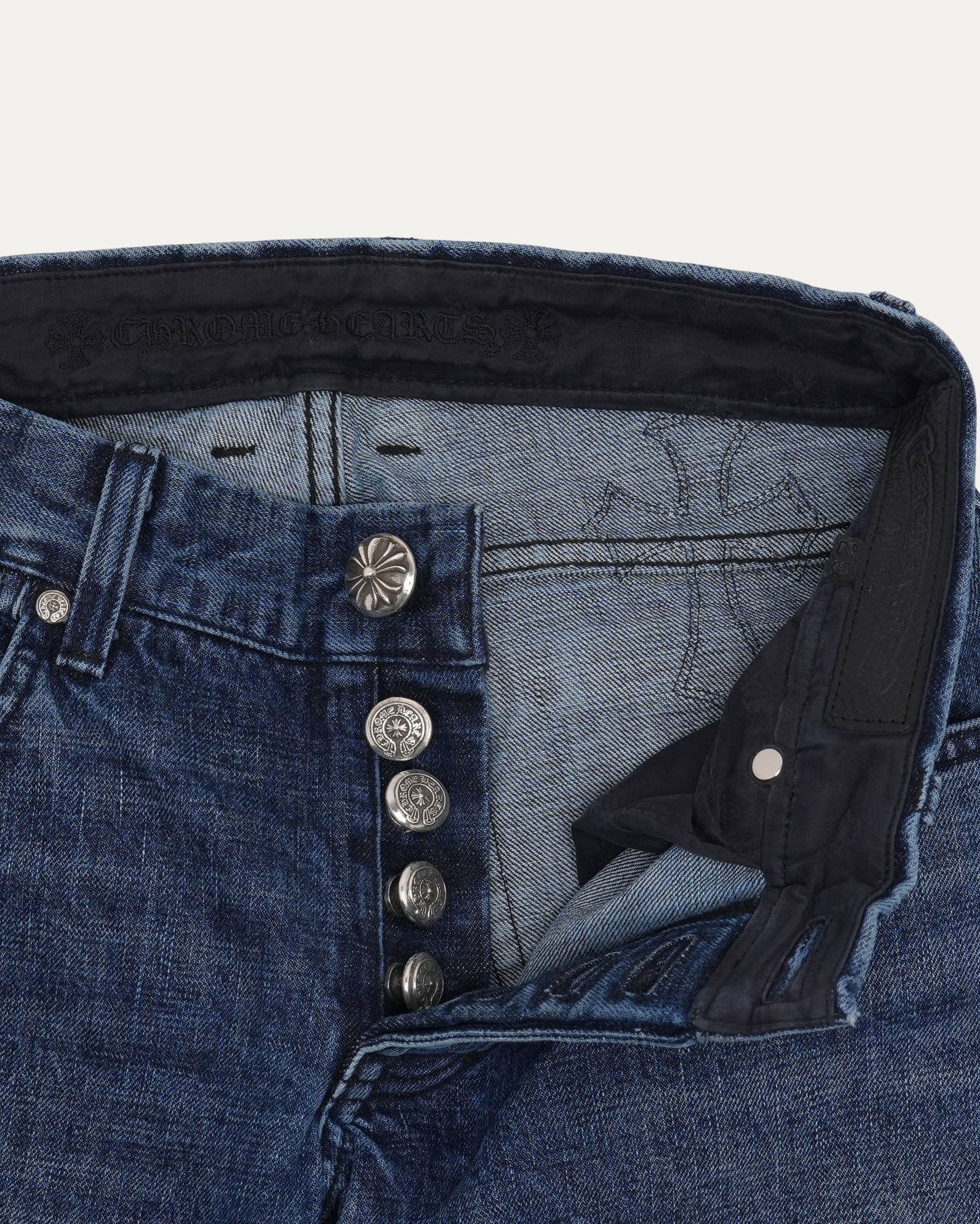 Turbo Diesel Cross Patch Flare Jeans