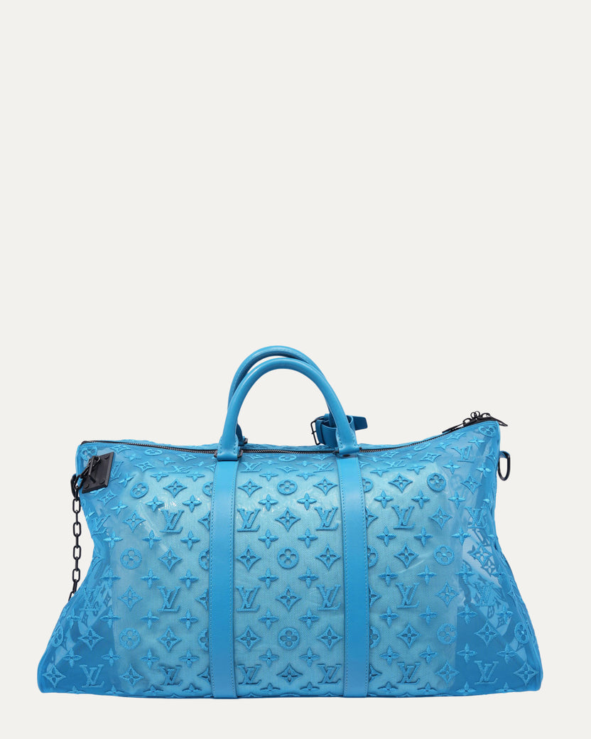 Monogram Mesh Keepall Triangle Bandoulière 50