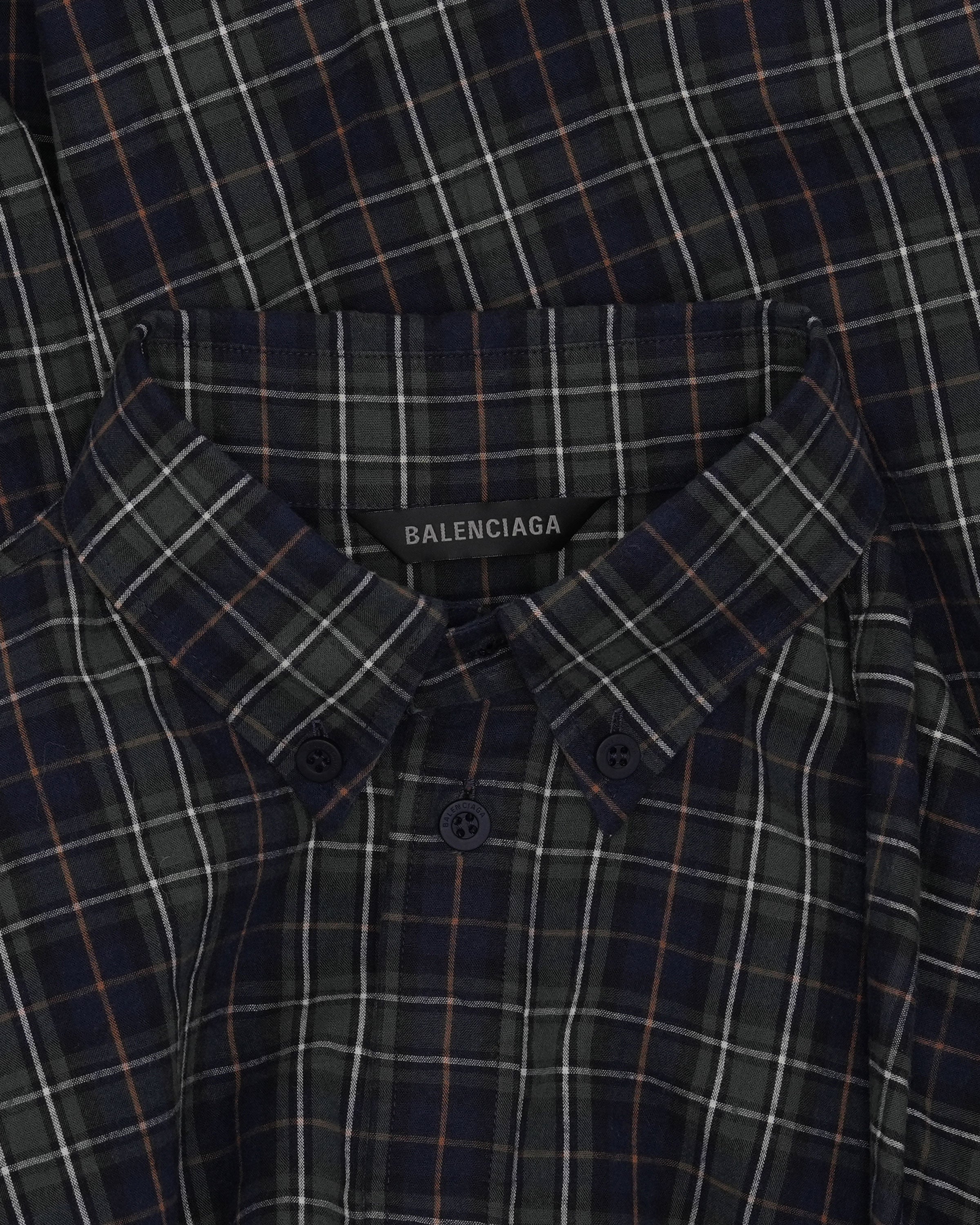 Balenciaga Oversized Flannel Shirt – Justin Reed