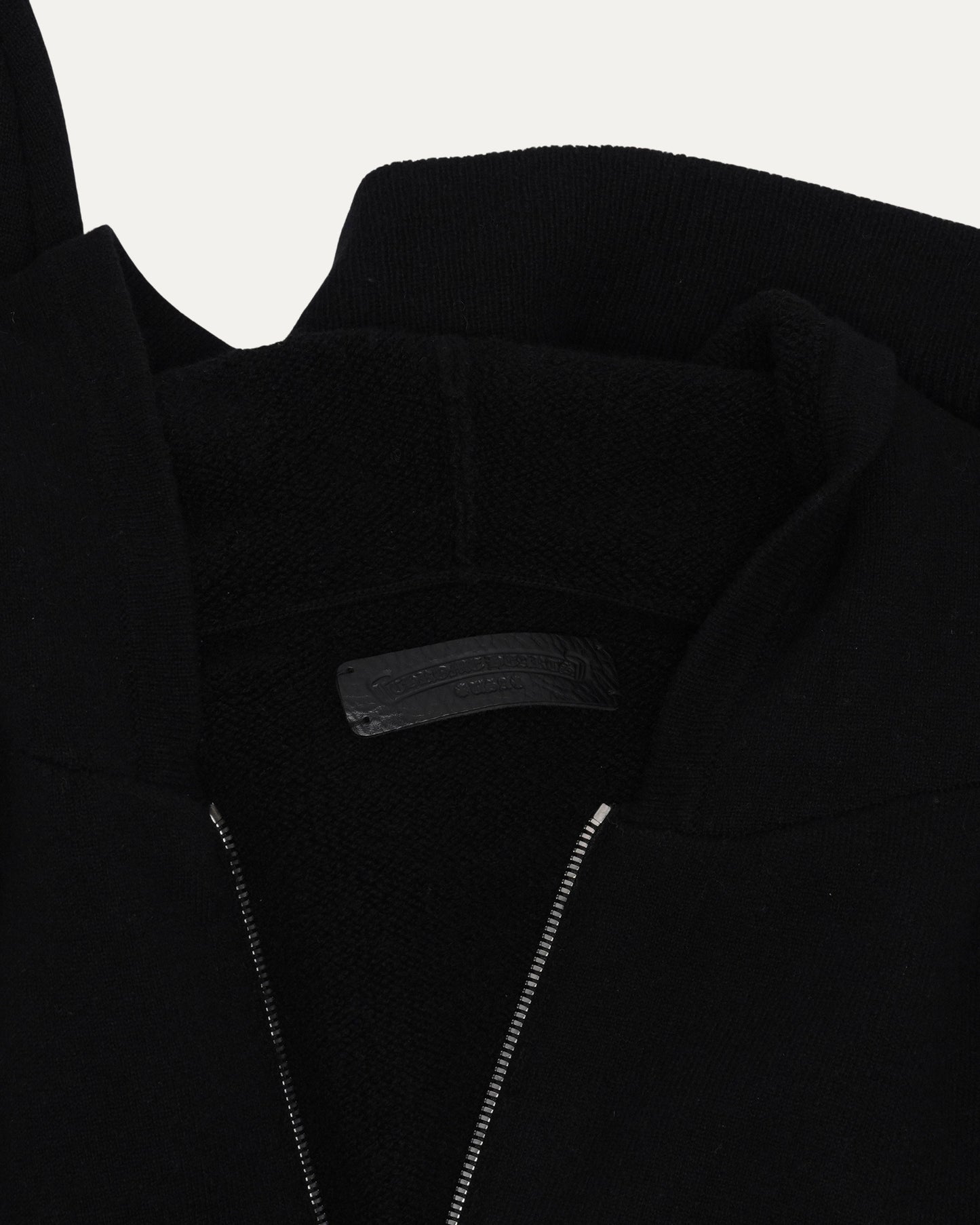 Life Sentence Cashmere Floral Cross Zip Up Hoodie