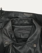 Fleur Leather Double Rider Jacket