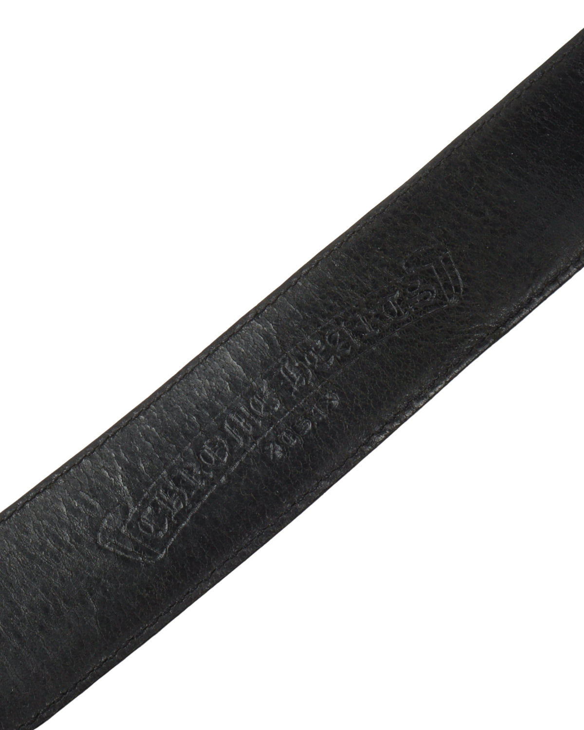 Oval Cross Buckle Belt