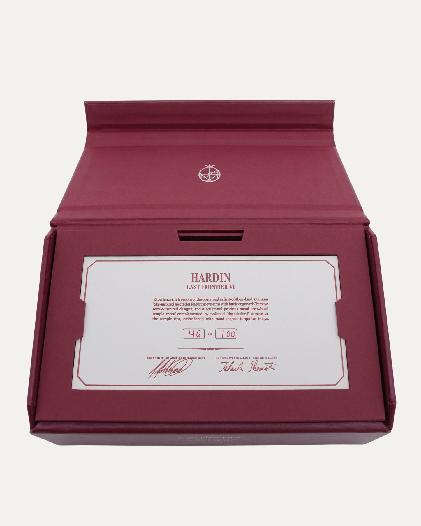 Last Frontier Glasses Collectors Case