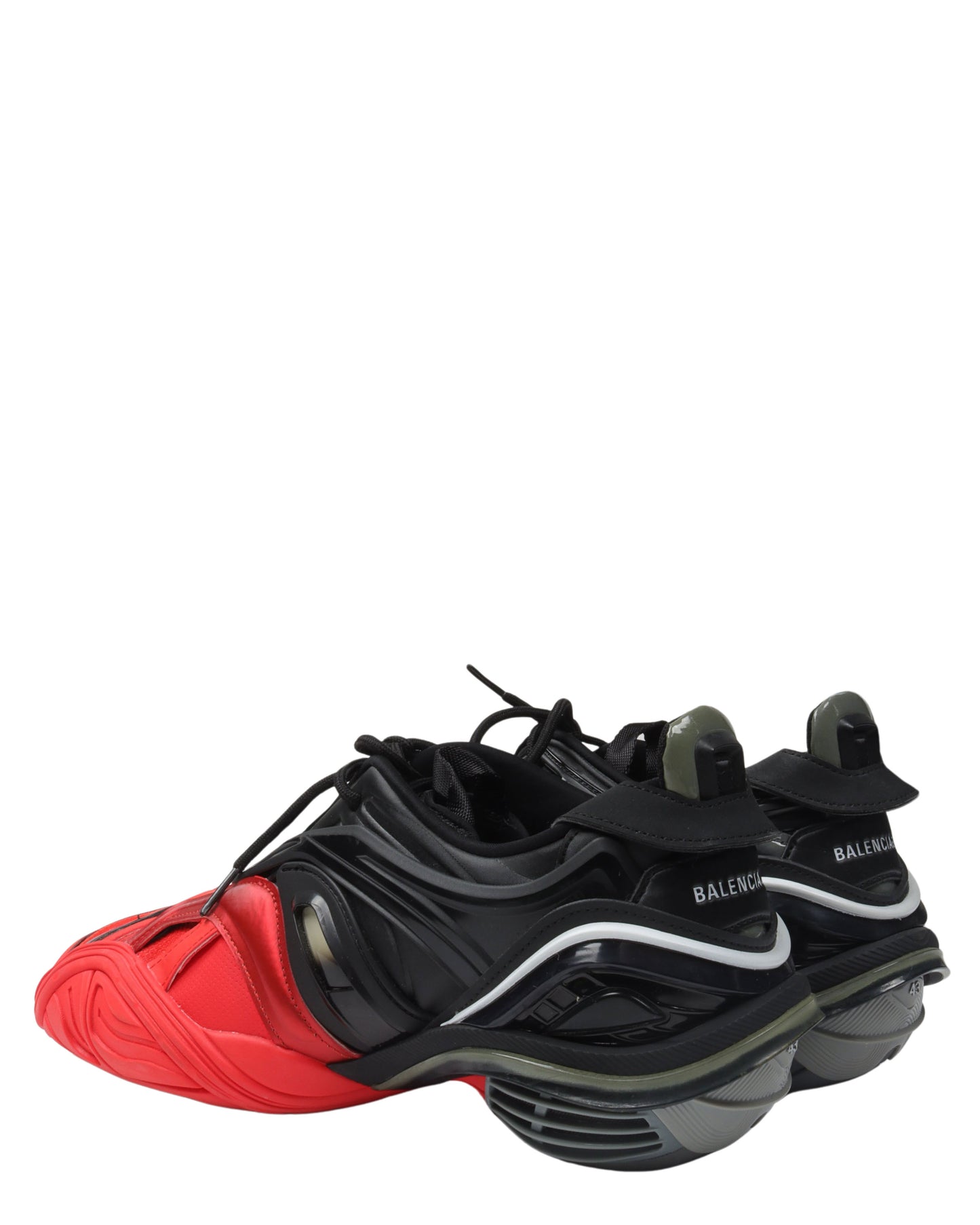 Tyrex Rubber, Mesh and Faux Leather Sneakers