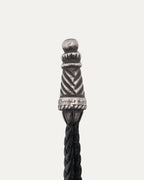 Braided Leather Phone Charm
