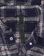 Monogram Cross Patch Loose Ends Flannel Shirt