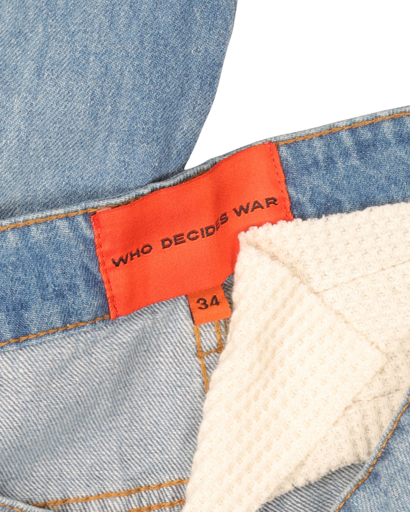 Who Decides War Patchwork Jeans