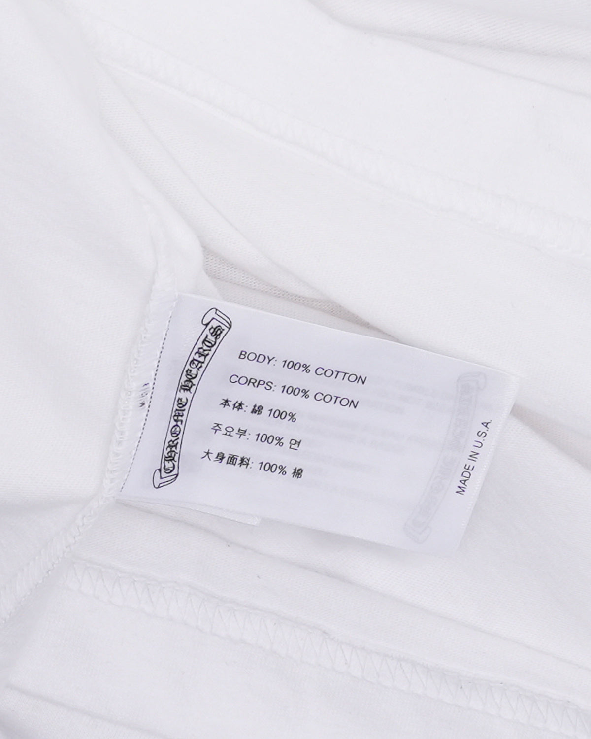 Neck Logo Long Sleeve T-Shirt