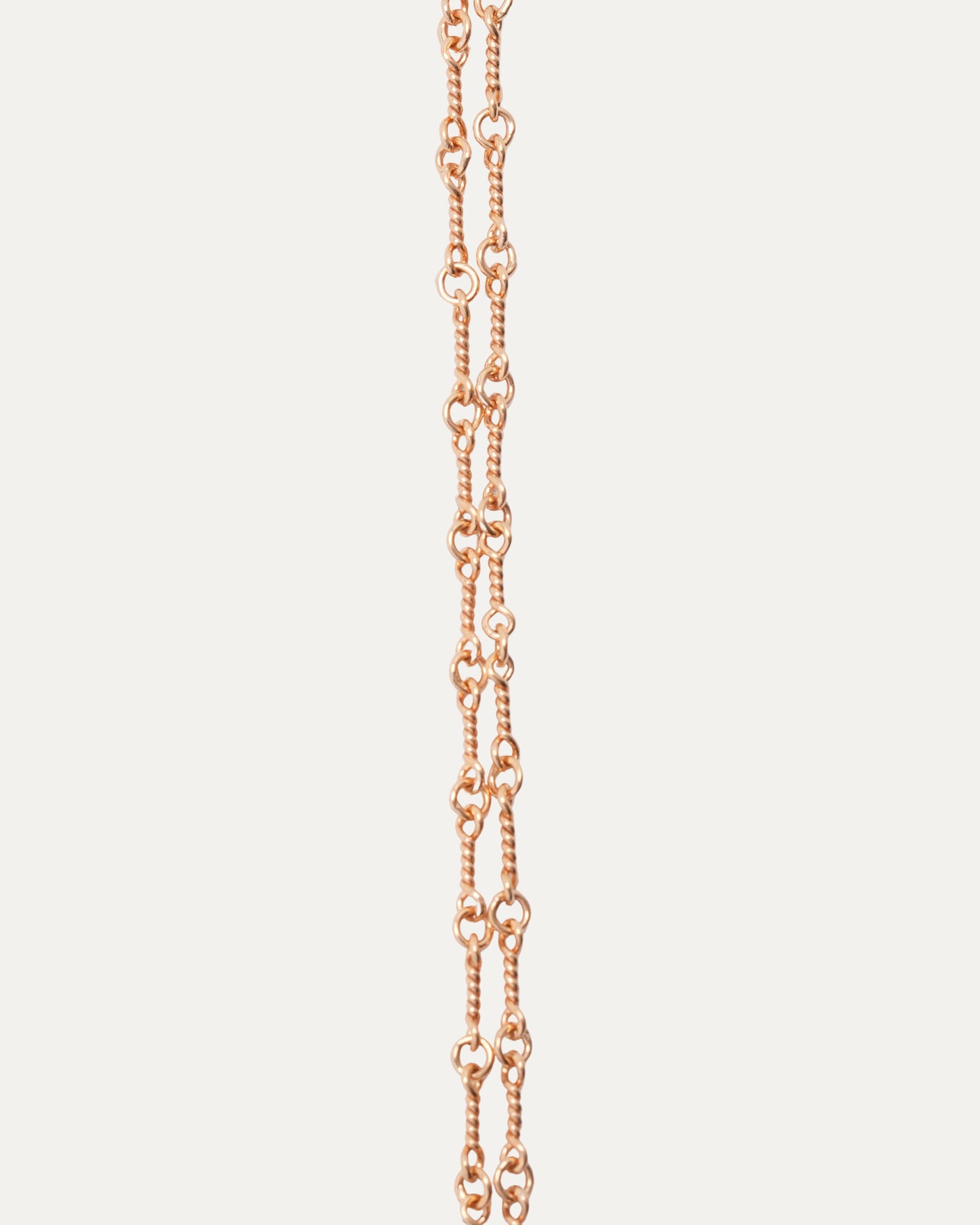 Gold Twist Chain Necklace