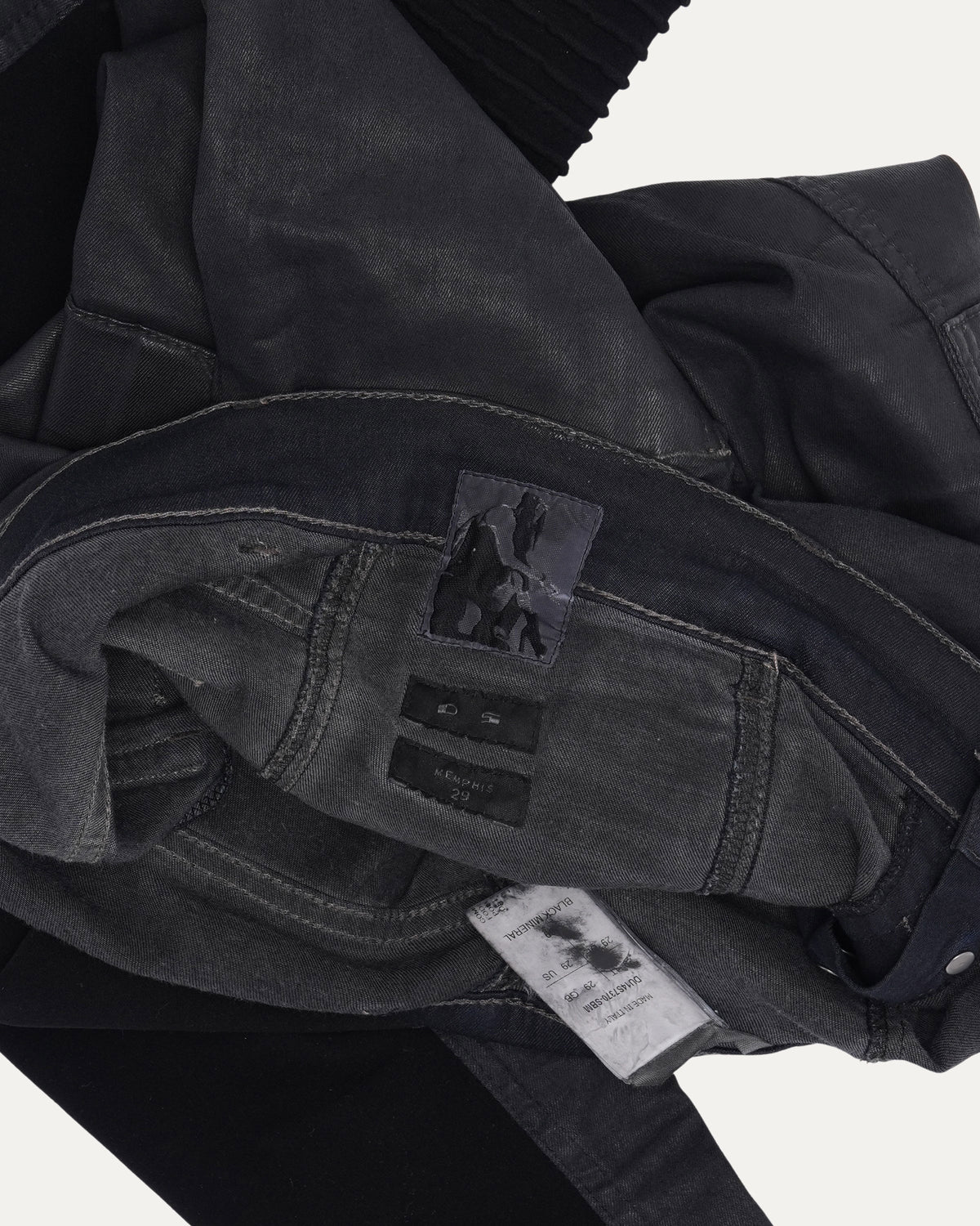 Memphis Waxed Cotton Cargo Jeans