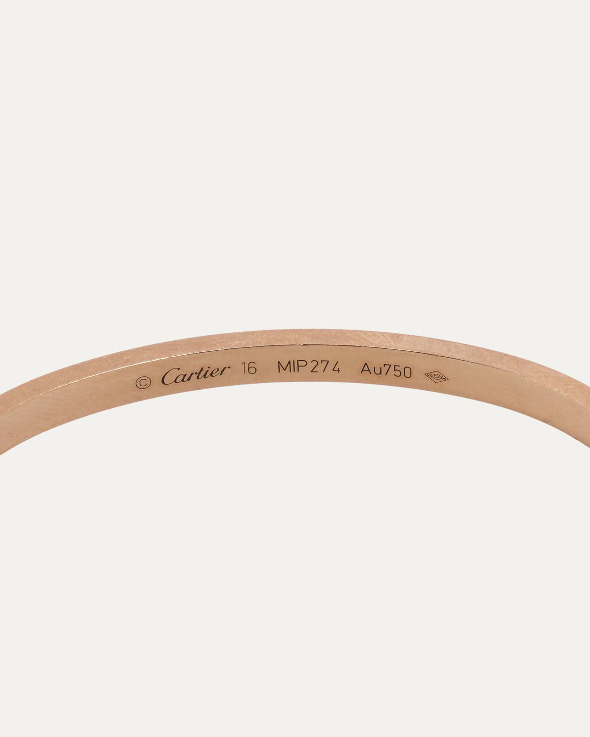 Gold Thin Love Bracelet
