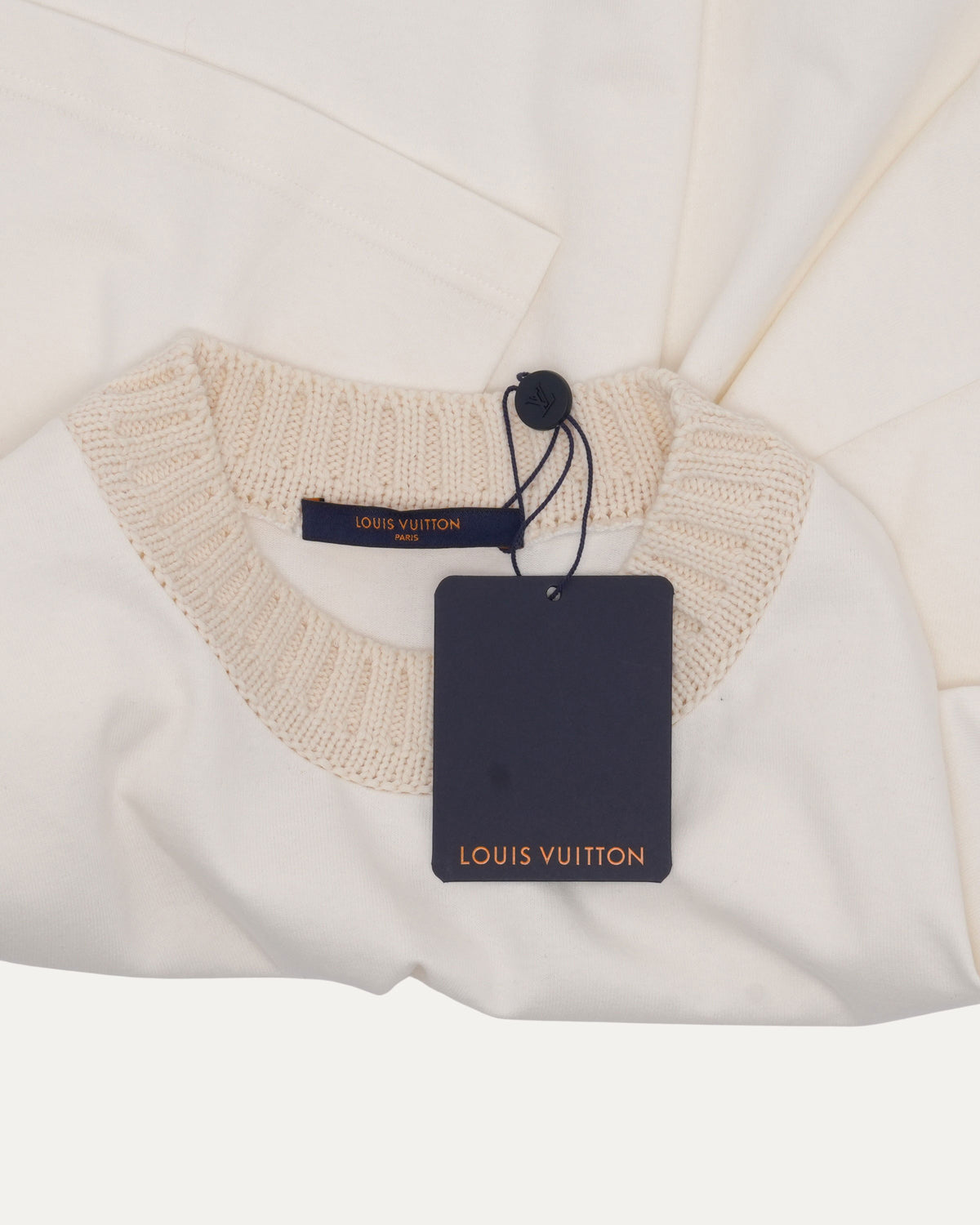 Knit Collar T-Shirt