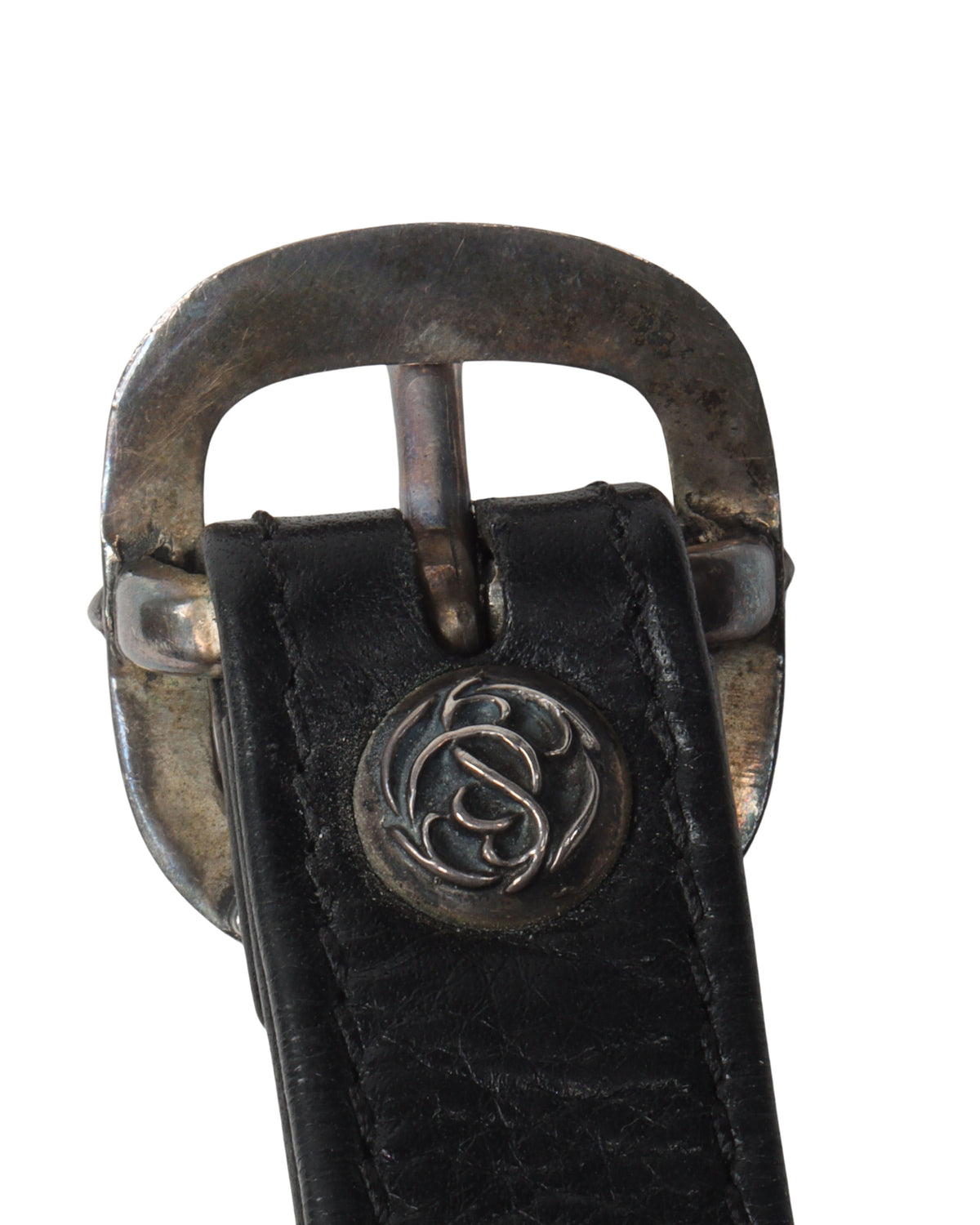 Big Cross Leather Bracelet