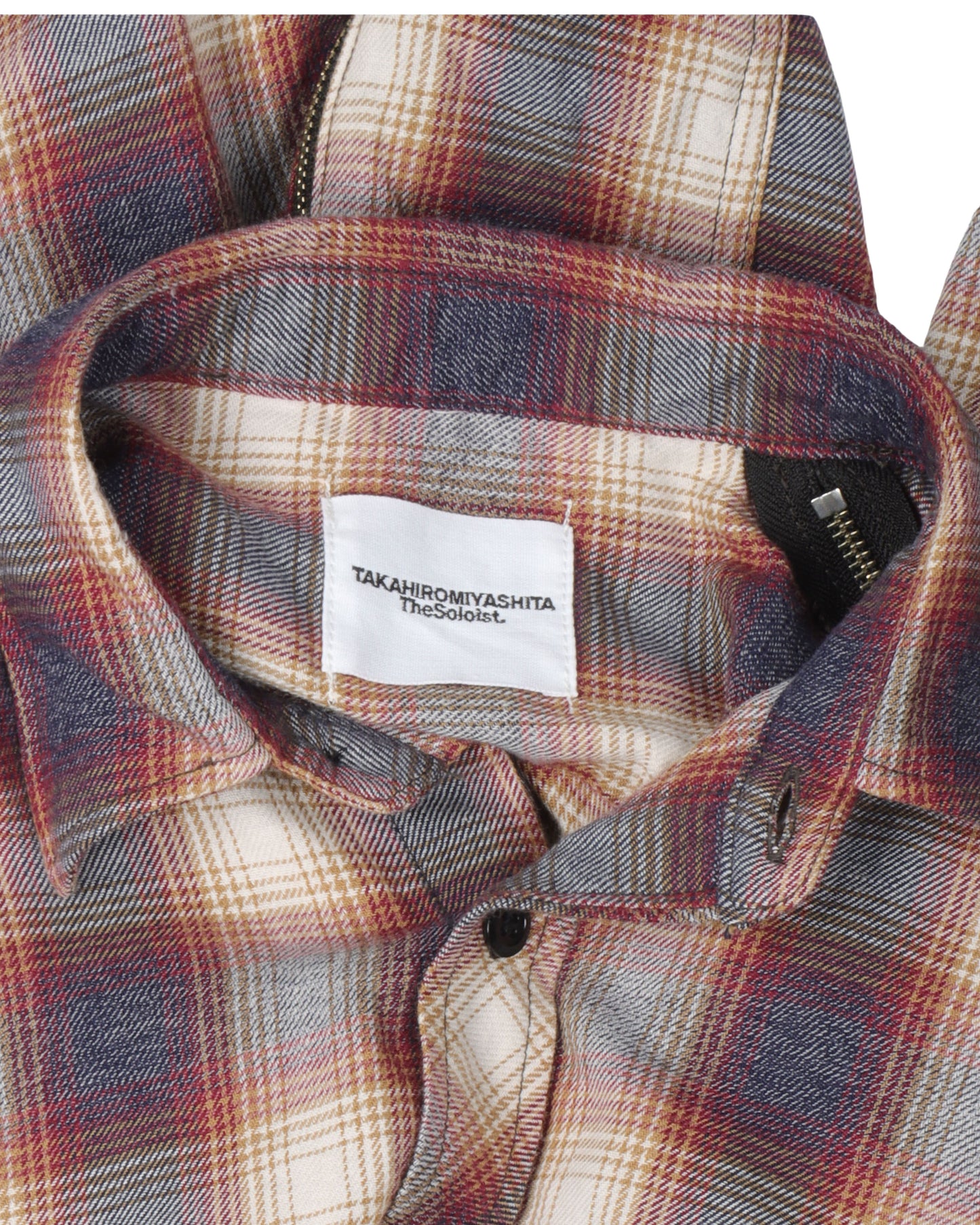 John Doe Zipper Flannel Shirt