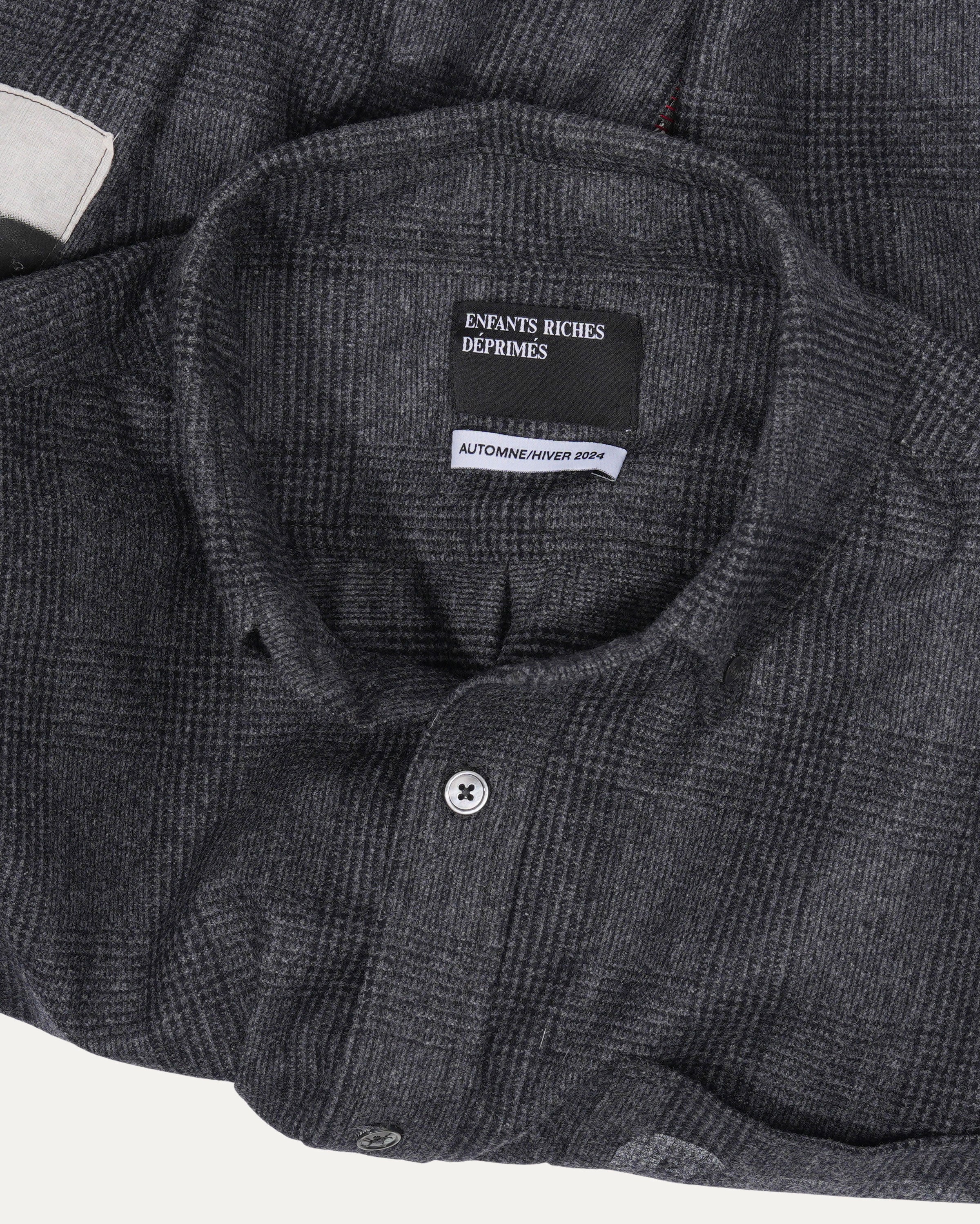 Mr Porter Exclusive Patchwork Checked Virgin Wool-Flannel Shirt