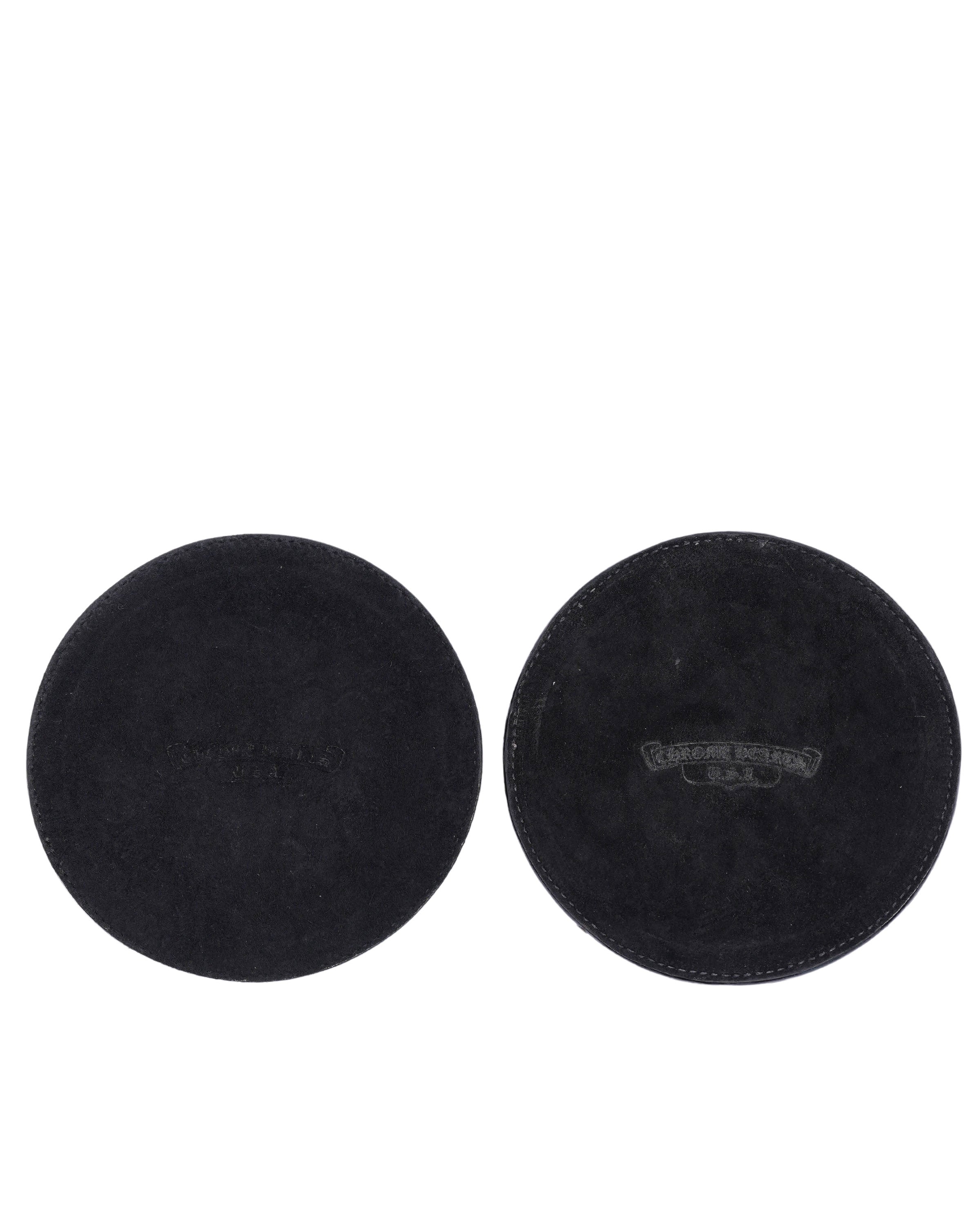 Leather Plus Cross Coaster Set