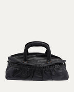 Gathered Leather Bag