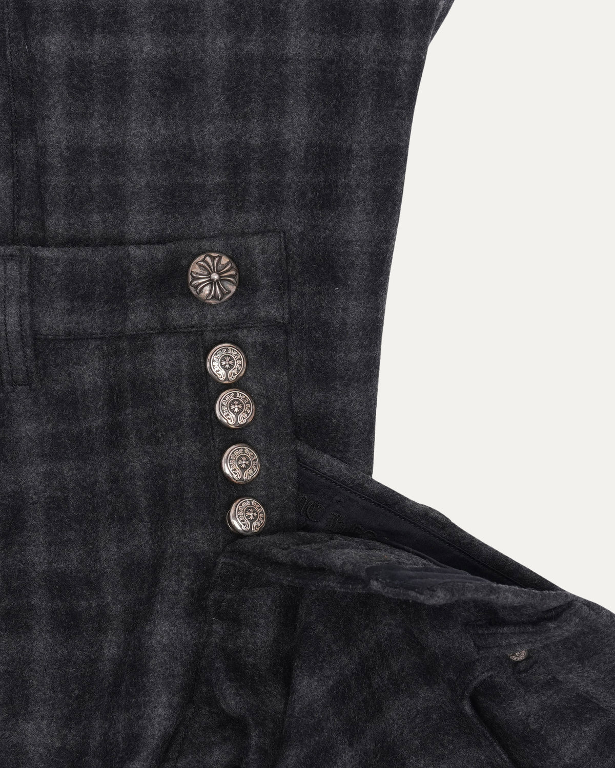 The Substitute Wool Plaid Pants
