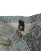 SS04 Light Wash Waxed Skinny Jeans