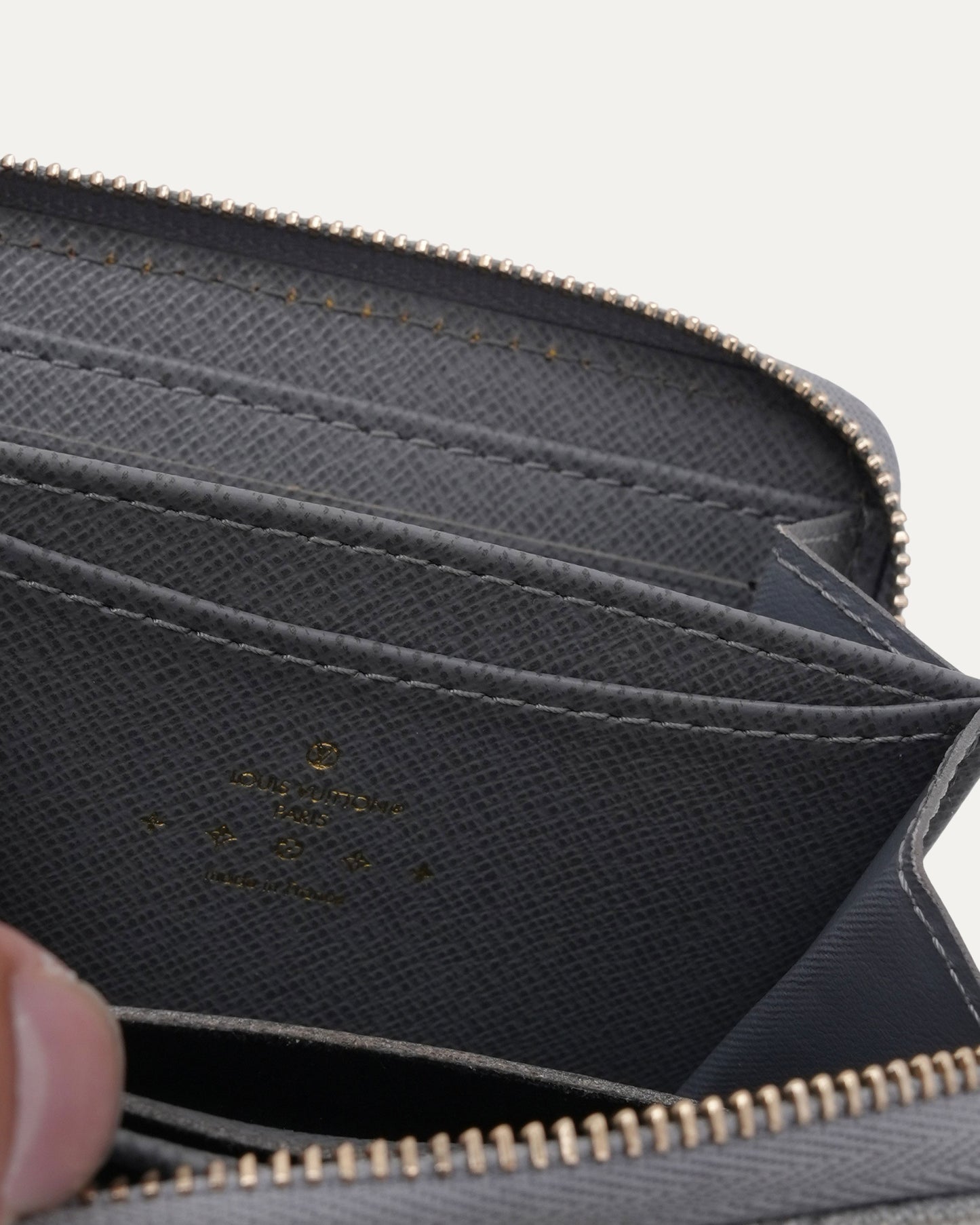 Denim Monogram Zippy Coin Purse
