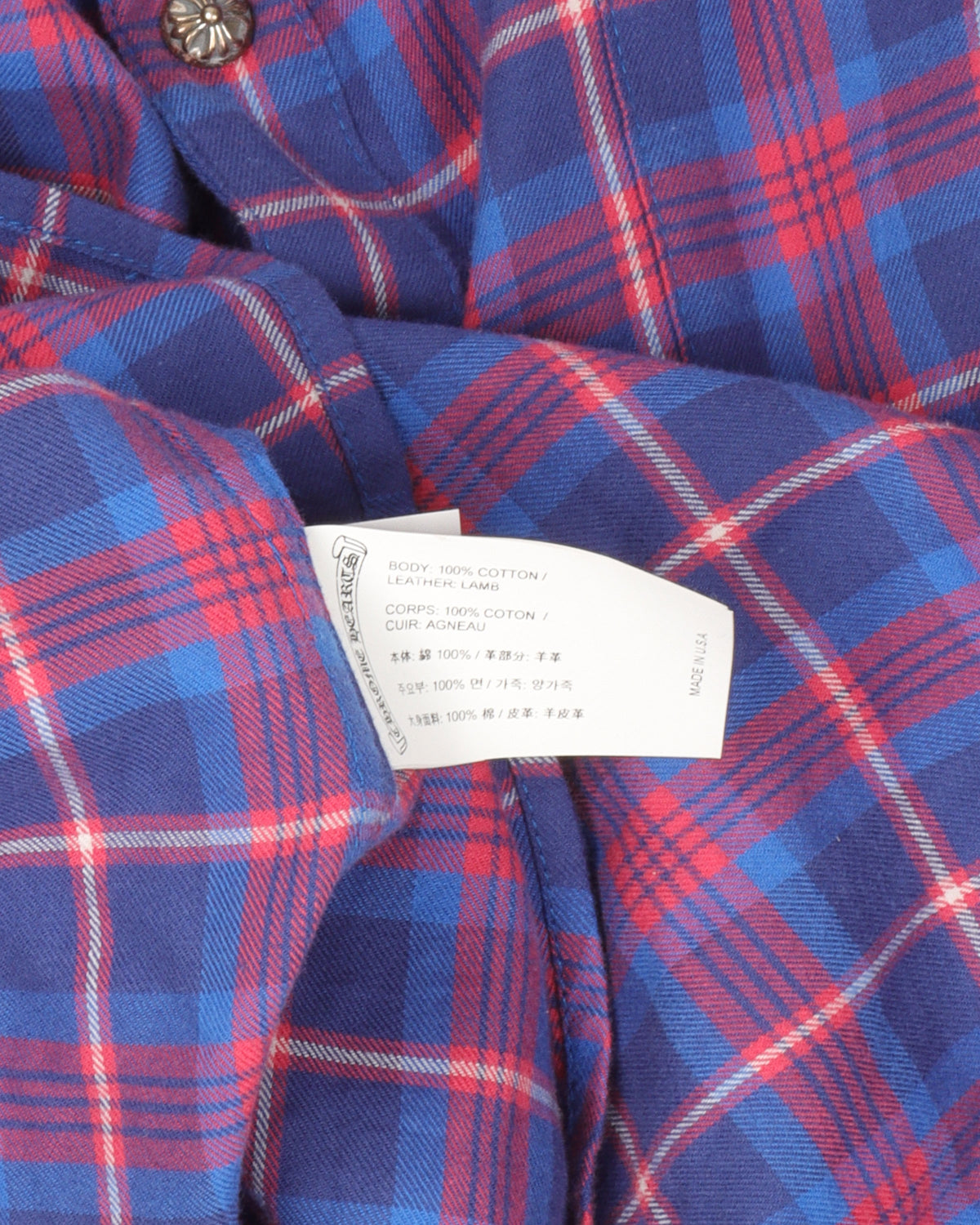 Flannel Cross Patch Shirt