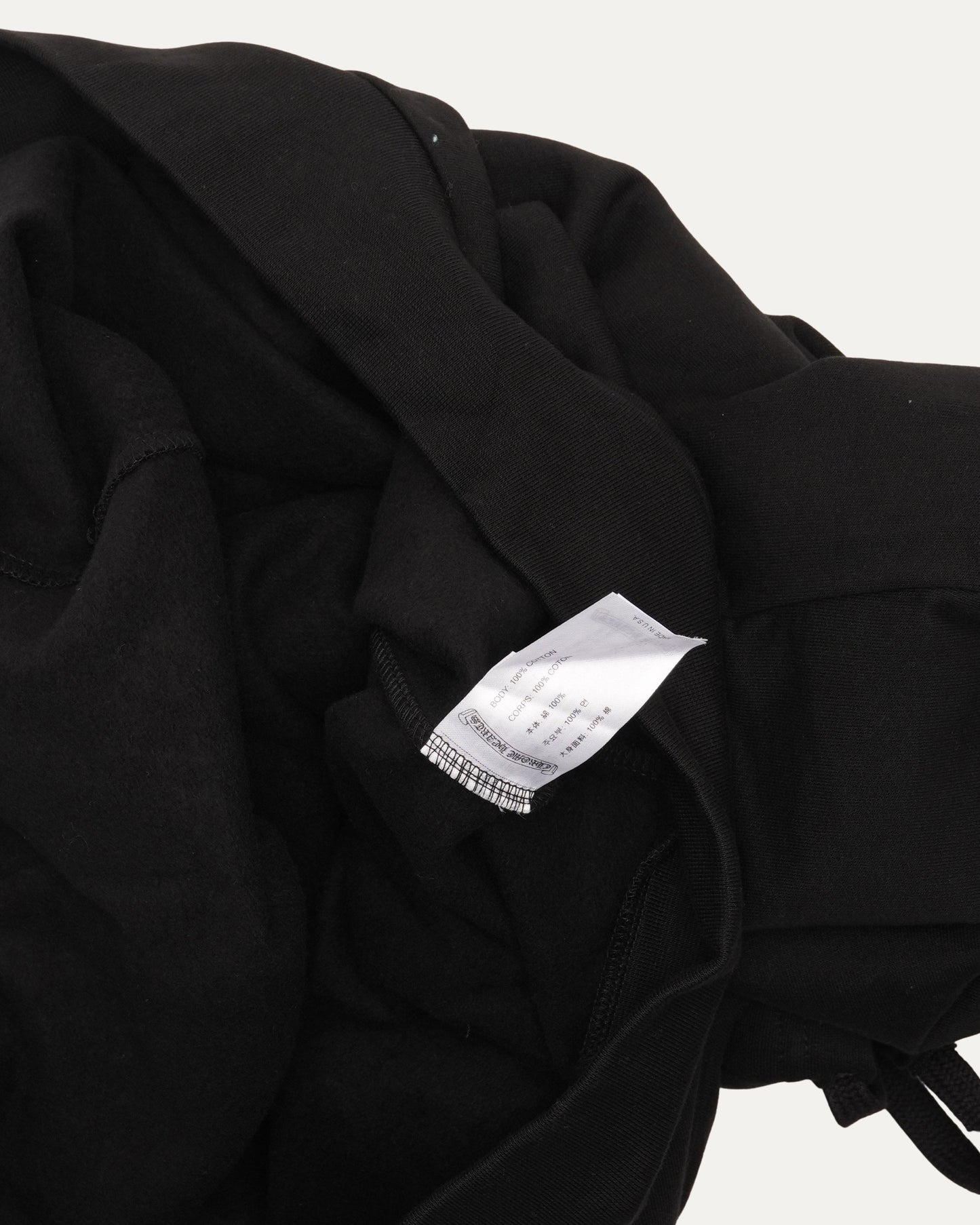 Online Exclusive Glitter Print Vertical Logo Hoodie