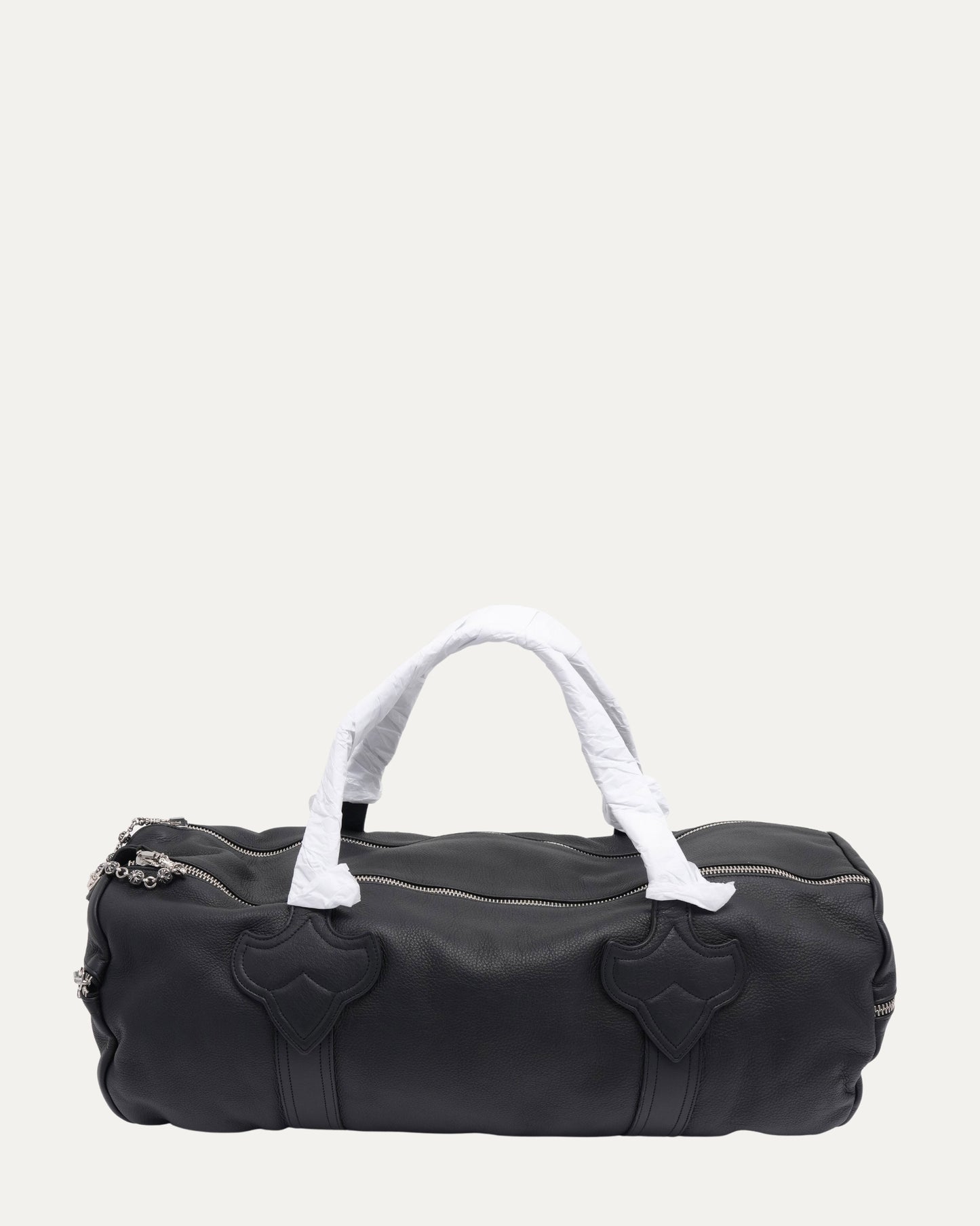 Cross Embellished Duffle Bag