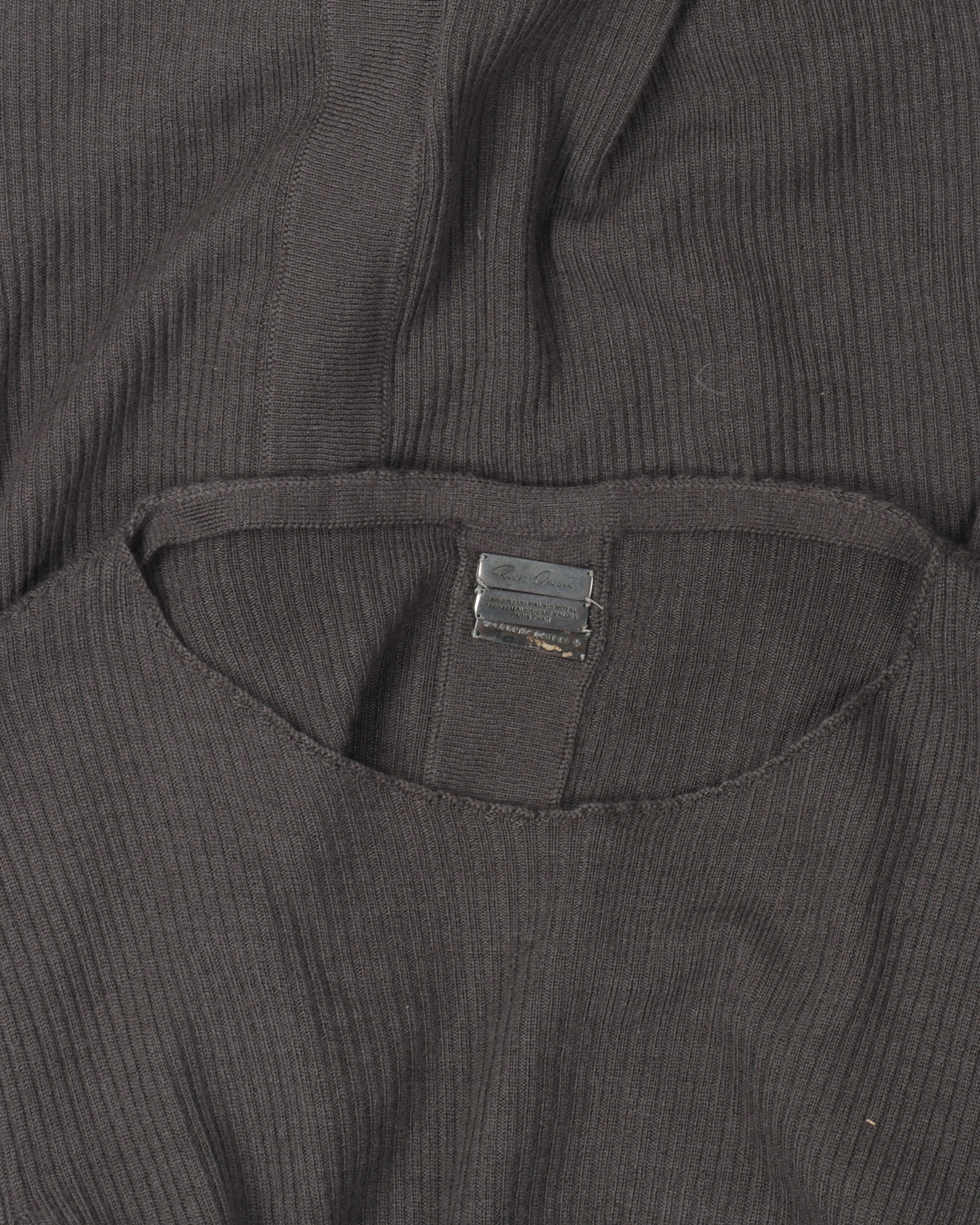 Rick Owens Cross Patch Cashmere Sweater