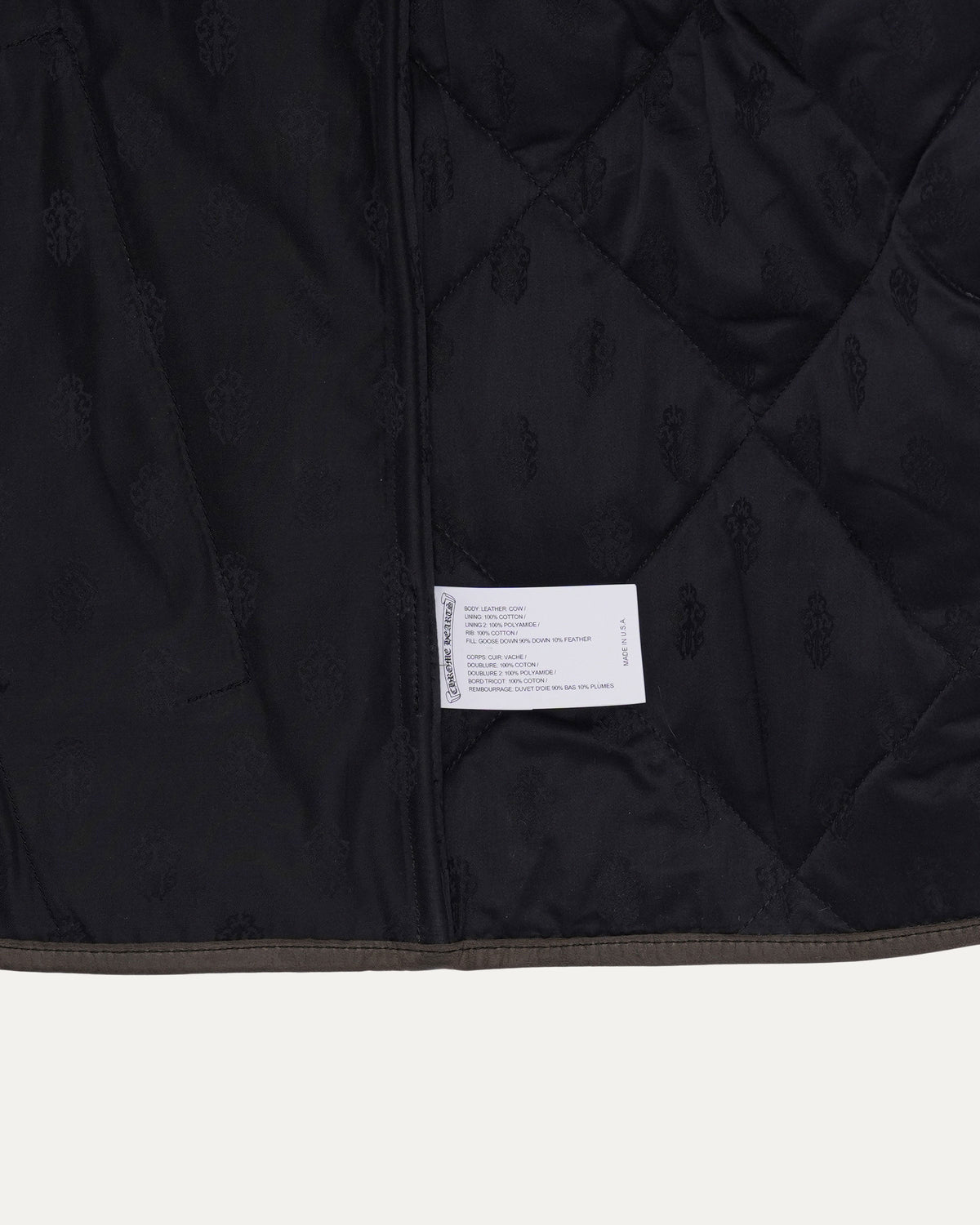 Leather Quilted Puffer Jacket