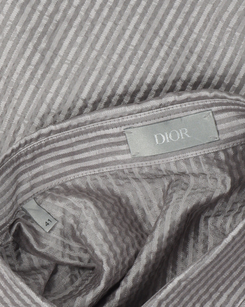 Hidden Oblique Monogram Embroidered Shirt