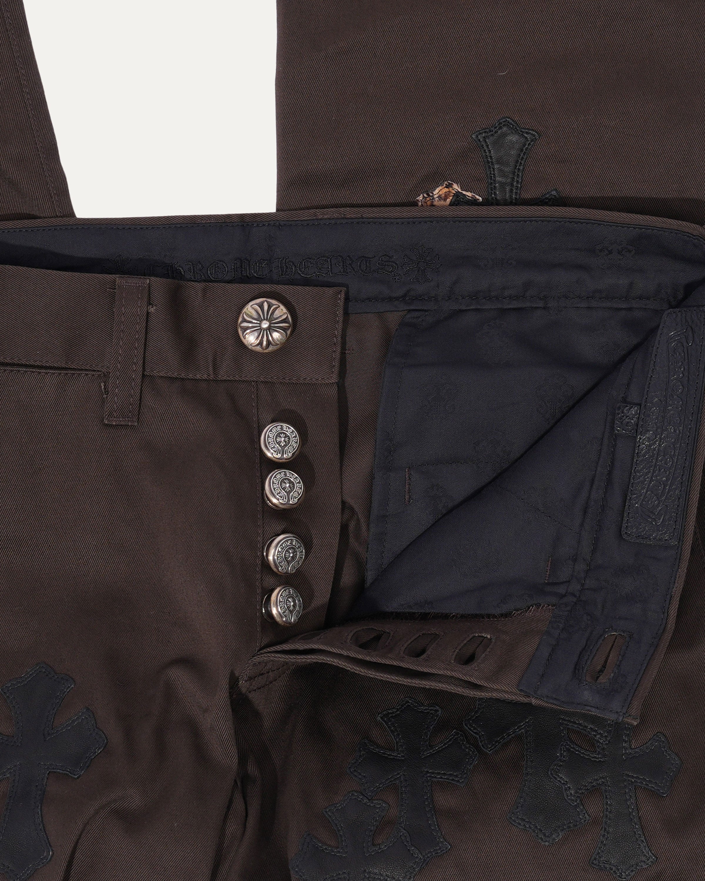 Cross Patch Chino Pants