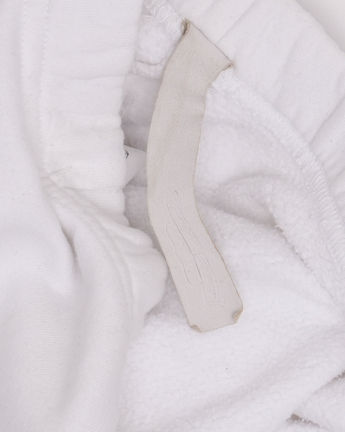 White Paper Jam Cross Patch Sweat Shorts