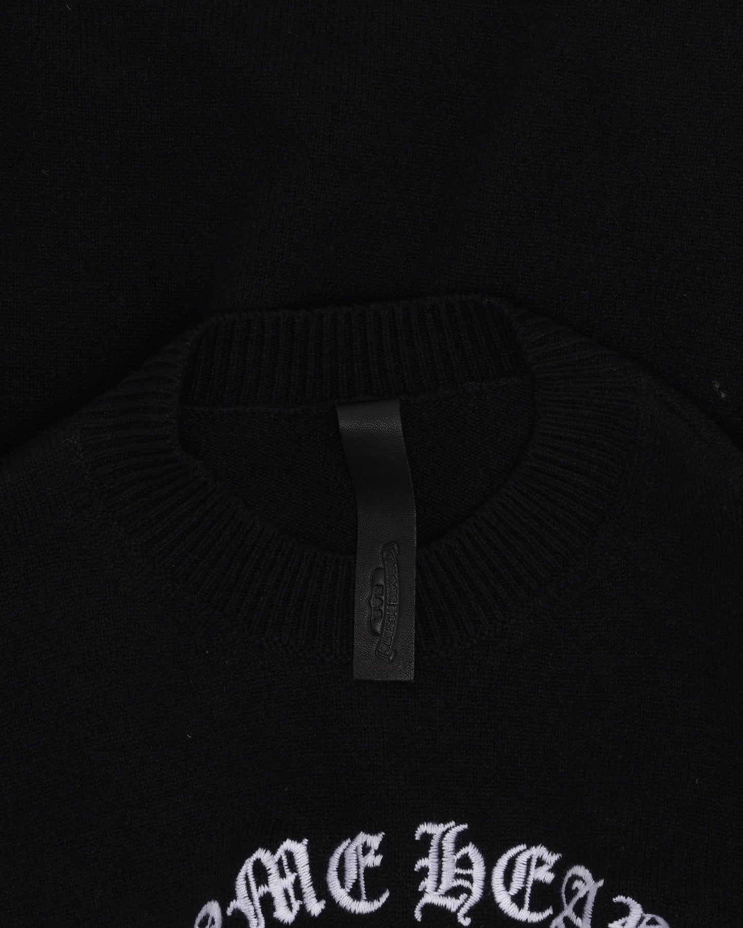 Cemetery Cross Patch Cashmere Sweater