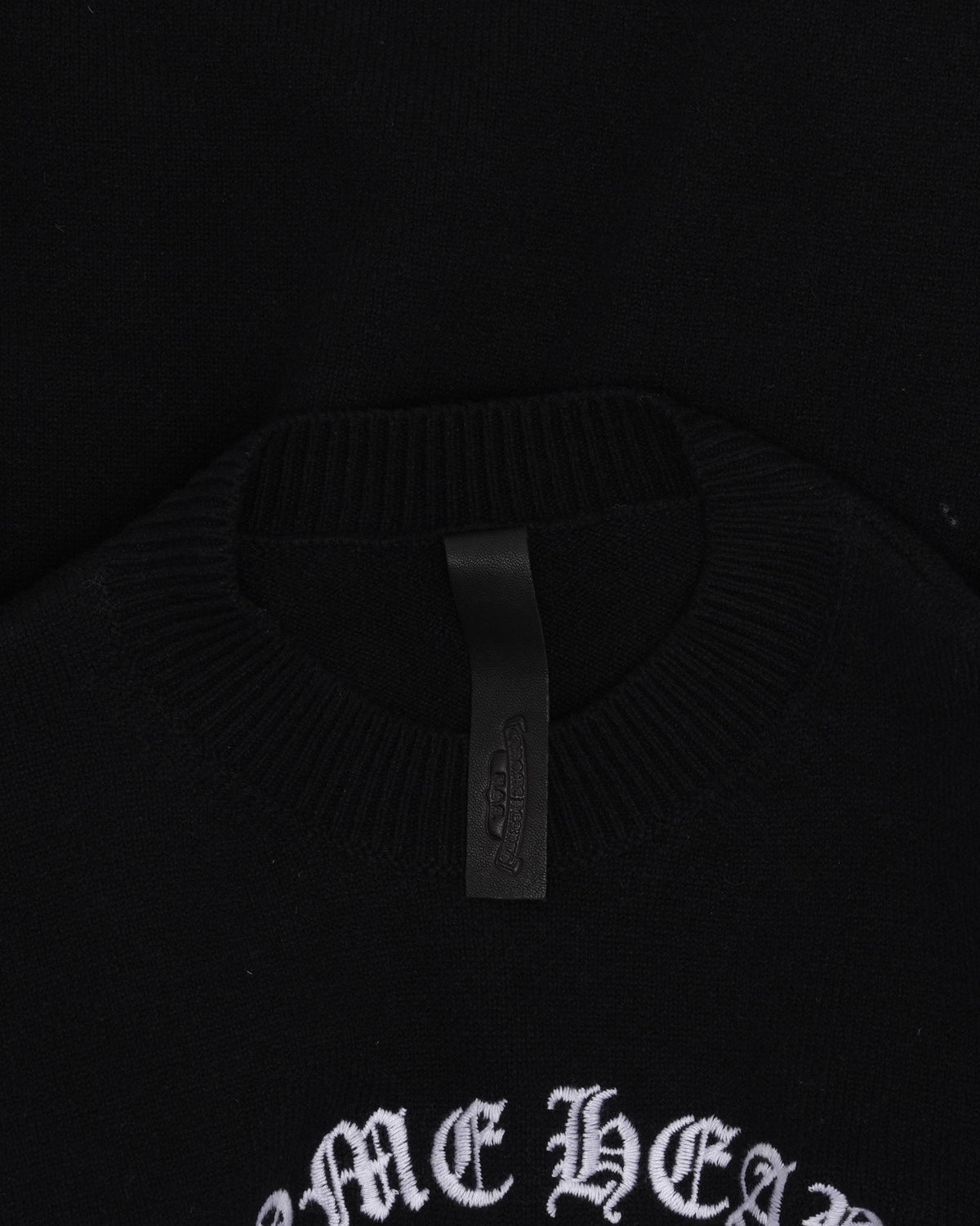 Cemetery Cross Patch Cashmere Sweater