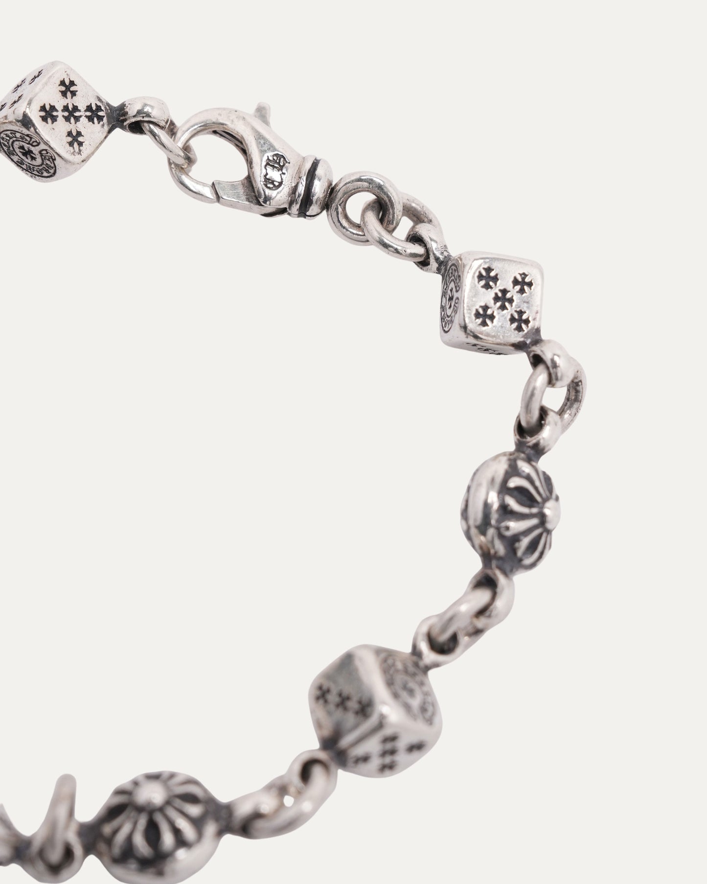 Dice and Plus Ball Bracelet