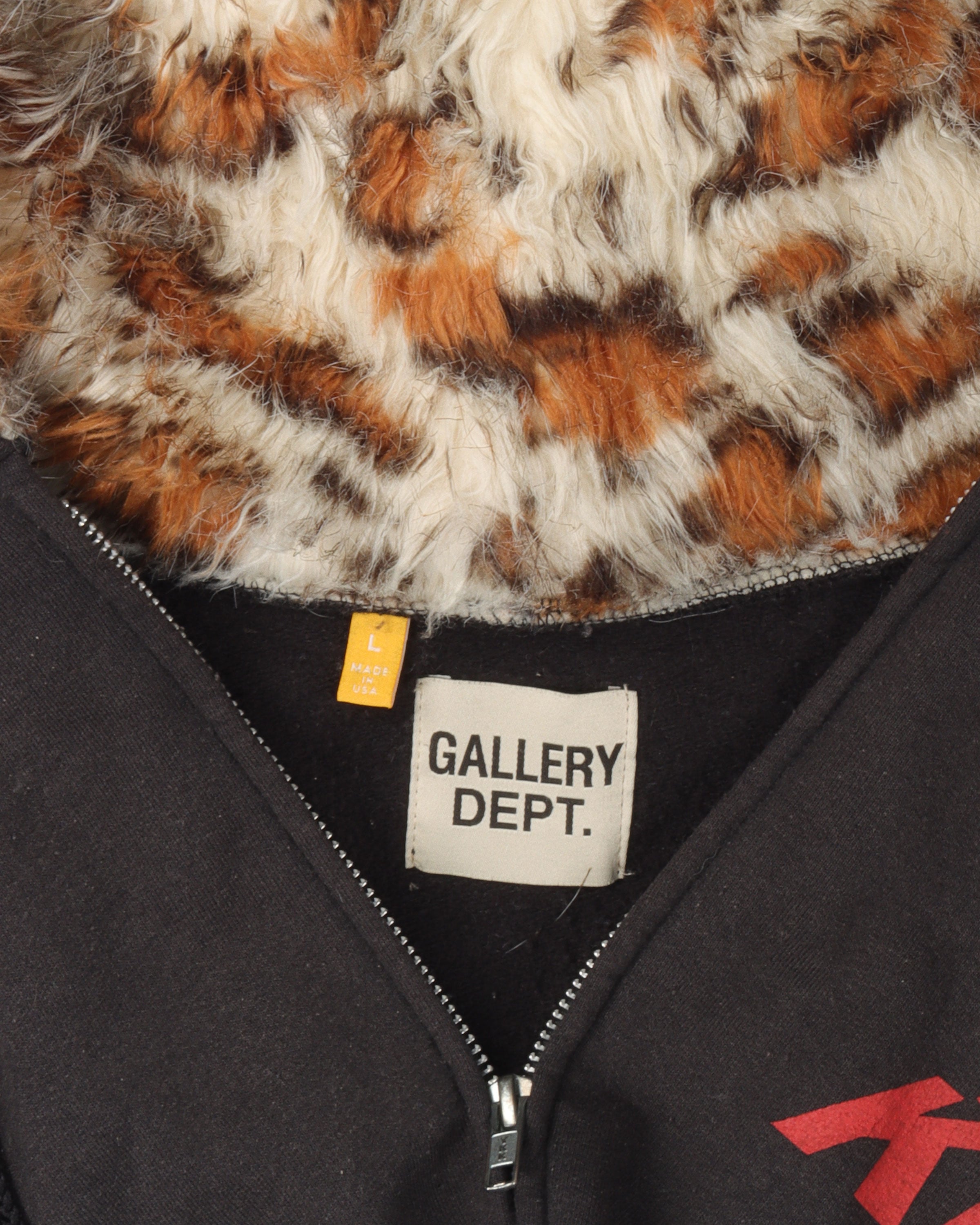 "Art That Kills" Fur Lined Zip Up Hoodie