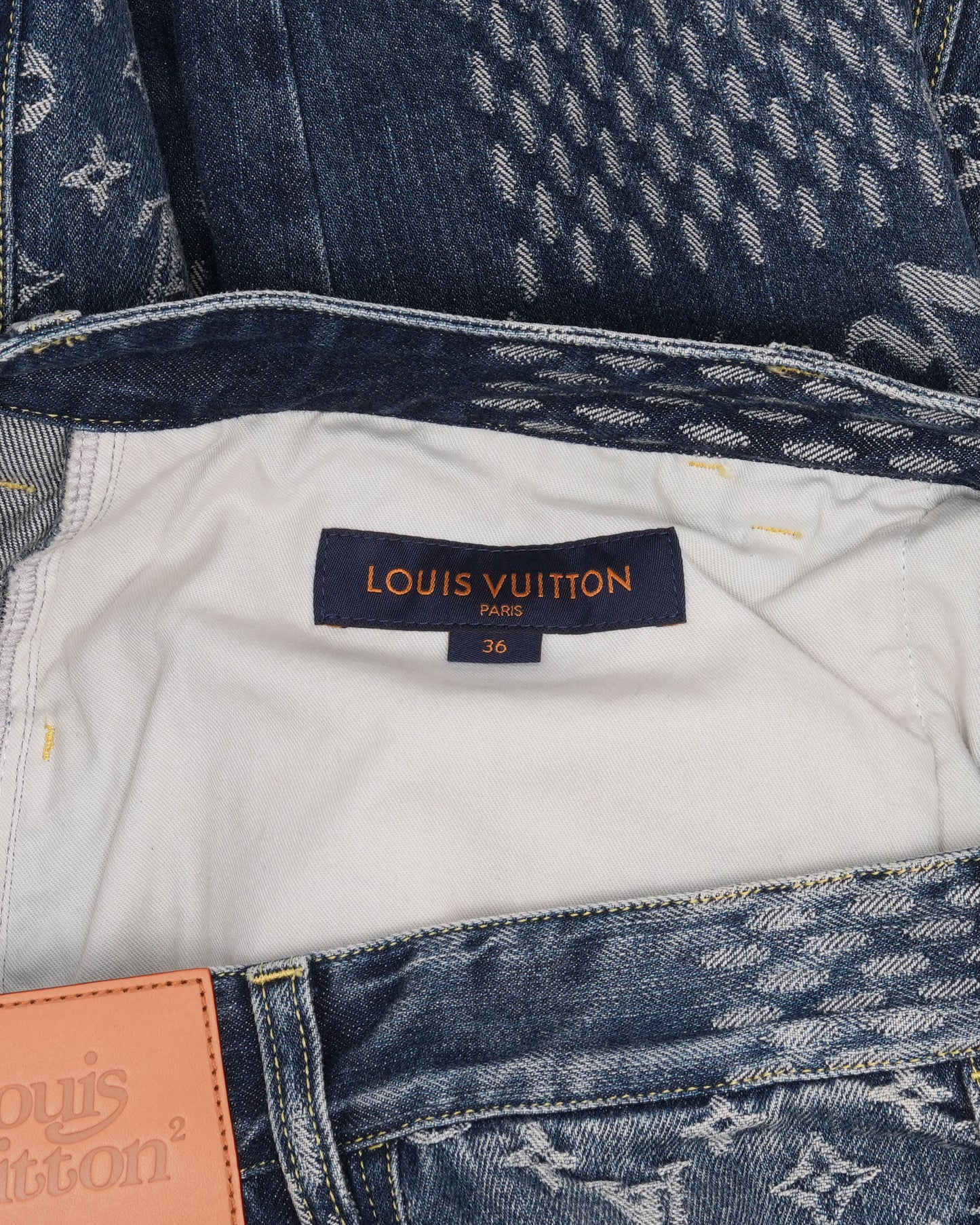 Nigo Giant Damier Waves Monogram Jeans