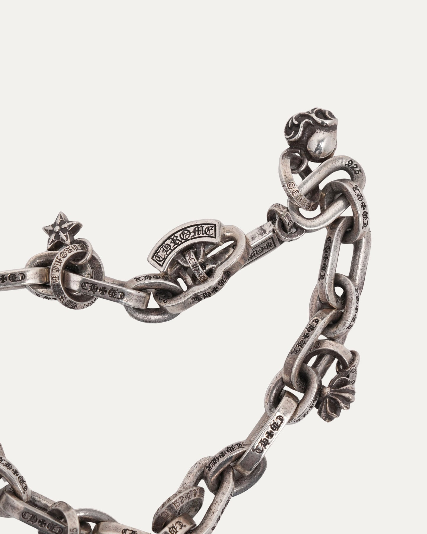Paper E Charm Bracelet