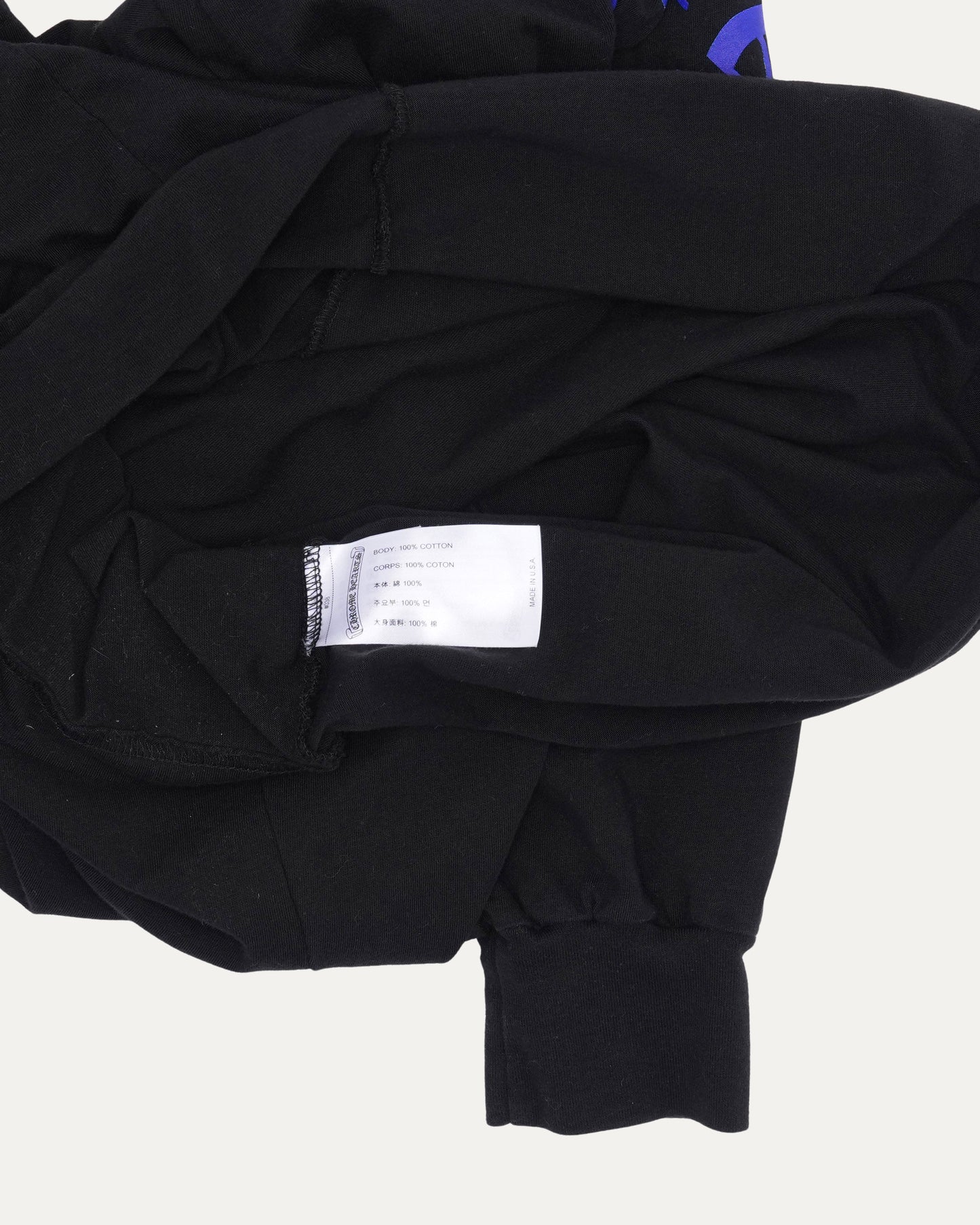 Neck Logo Pocket Long Sleeve T-Shirt