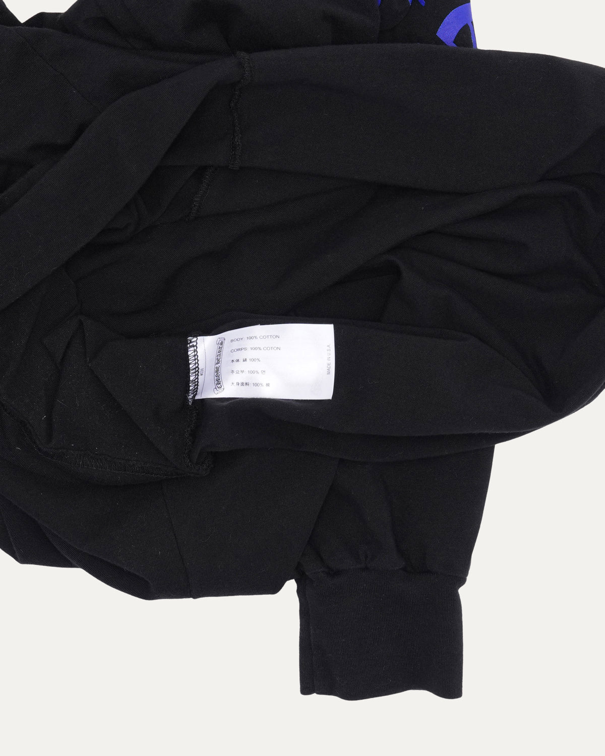 Neck Logo Pocket Long Sleeve T-Shirt
