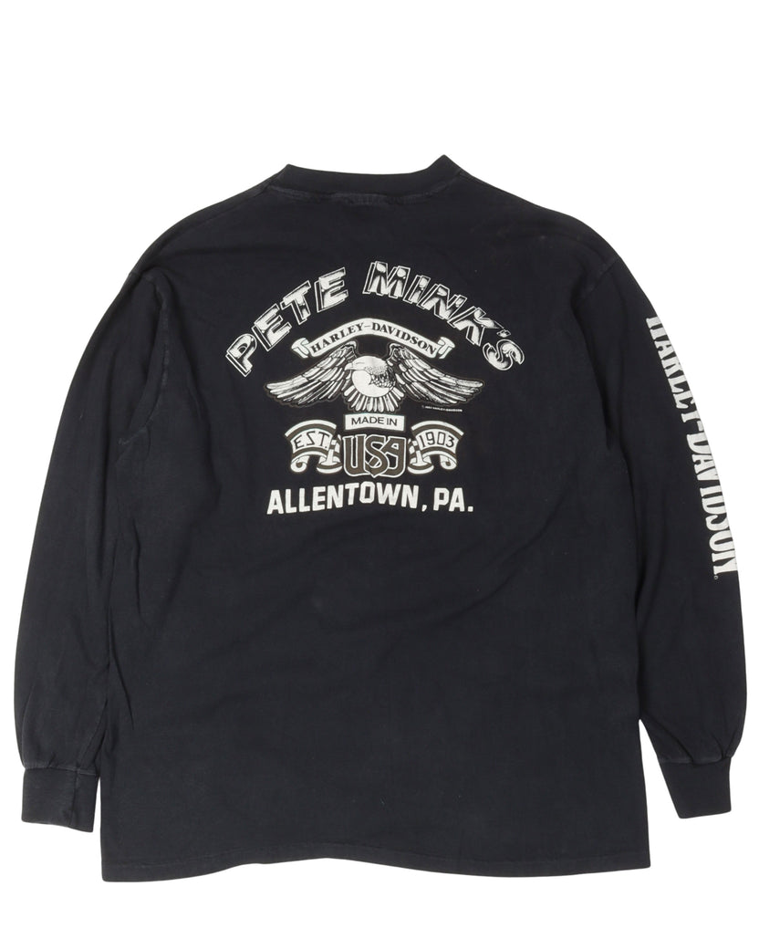 Pete Mink's Harley Davidson Allentown Long Sleeve T-Shirt