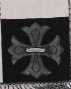 Plus Cross Patch Cashmere Throw Blanket