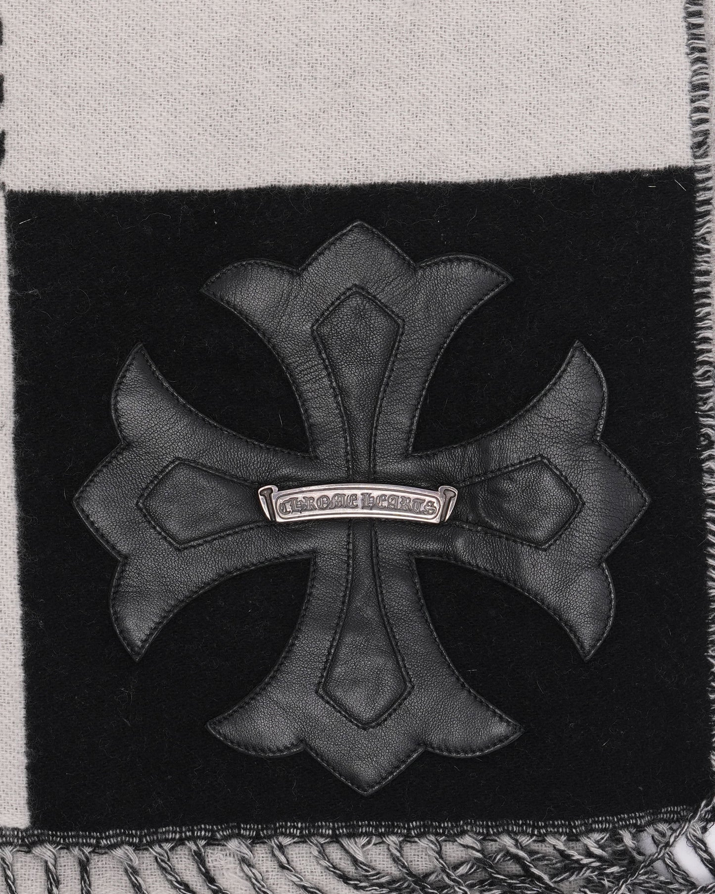 Plus Cross Patch Cashmere Throw Blanket