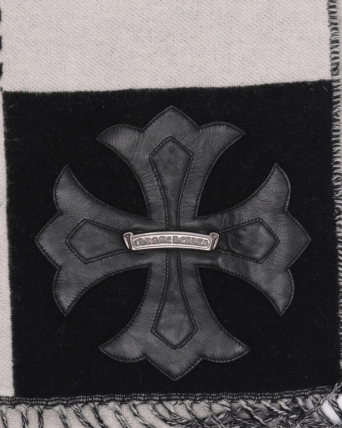 Plus Cross Patch Cashmere Throw Blanket