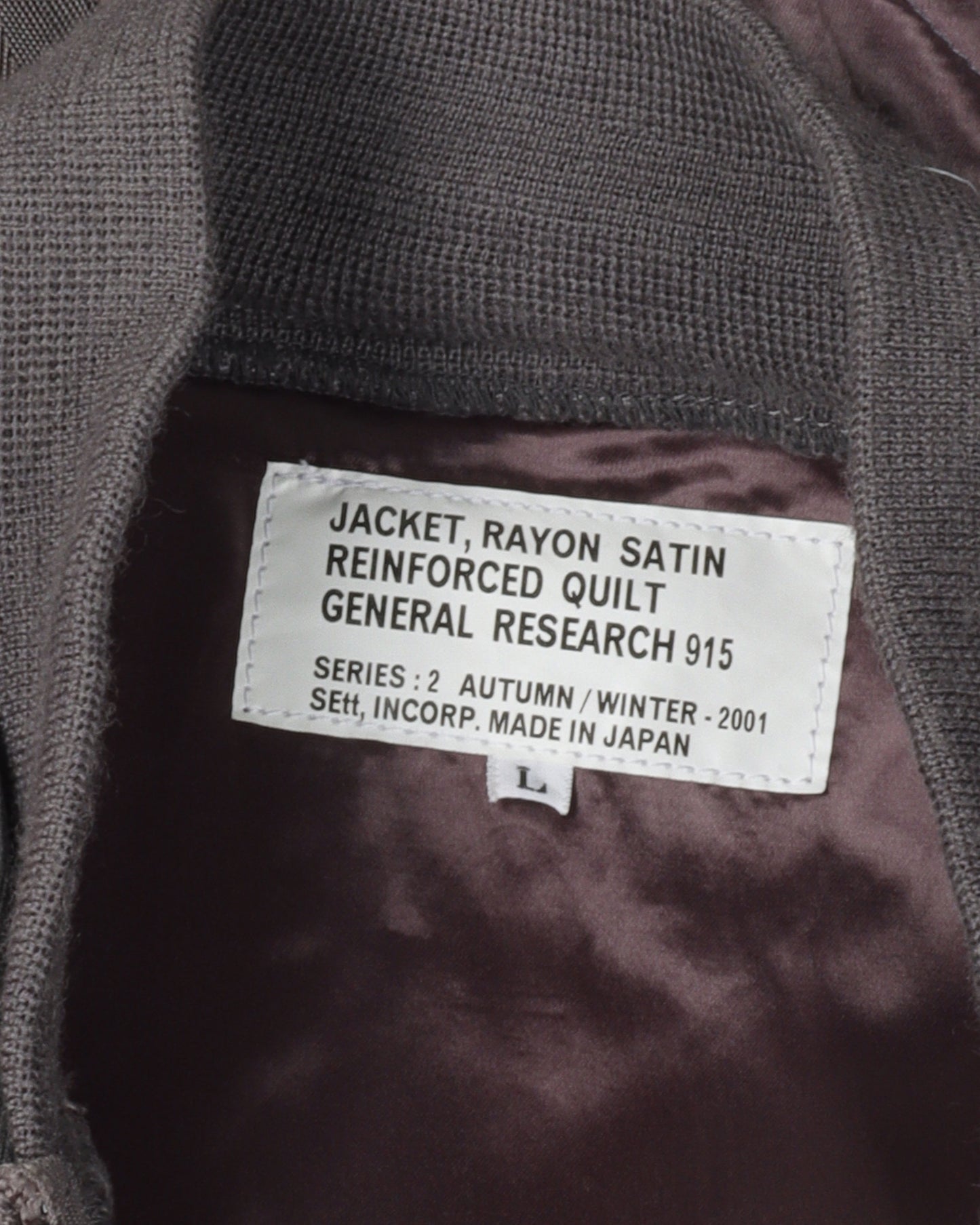 AW01 Quilted Bomber Jacket